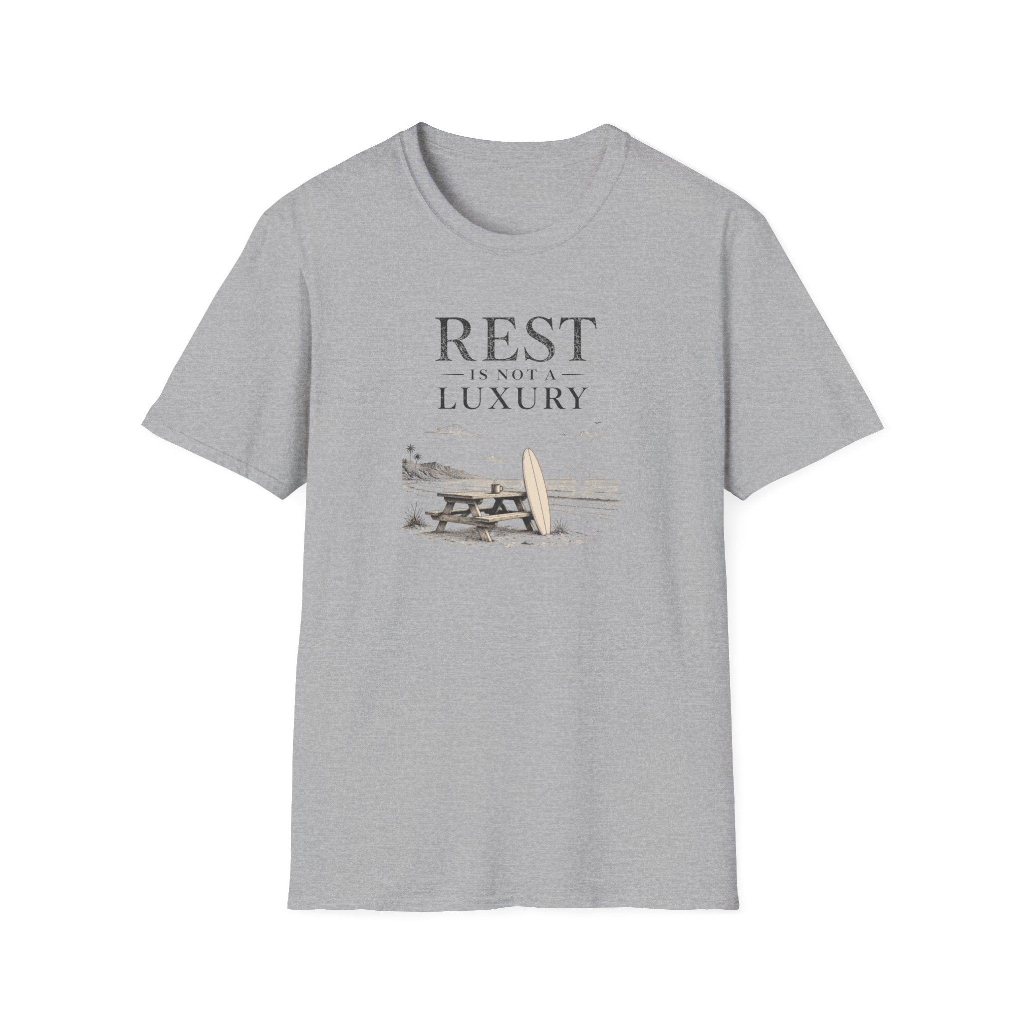 Rest is not a luxury retro surf T-Shirt