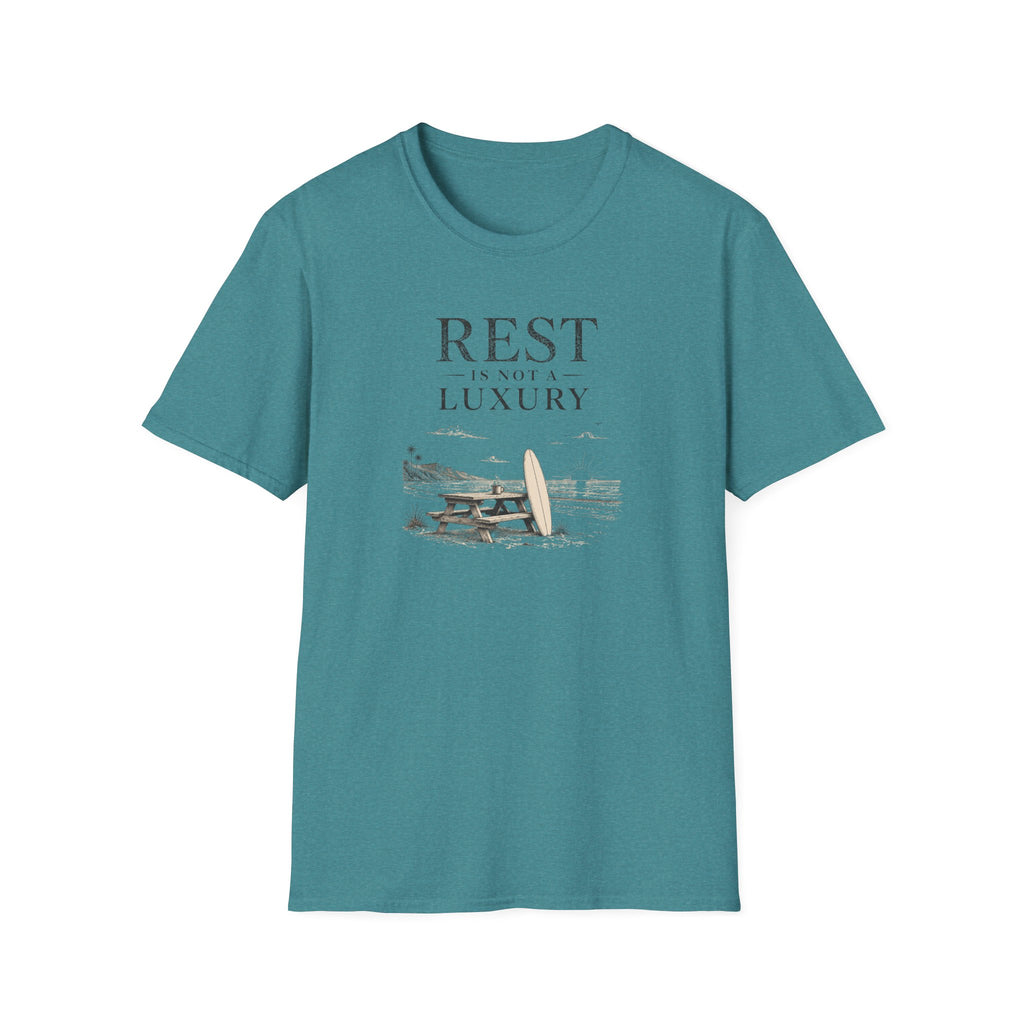 Rest is not a luxury retro surf T-Shirt