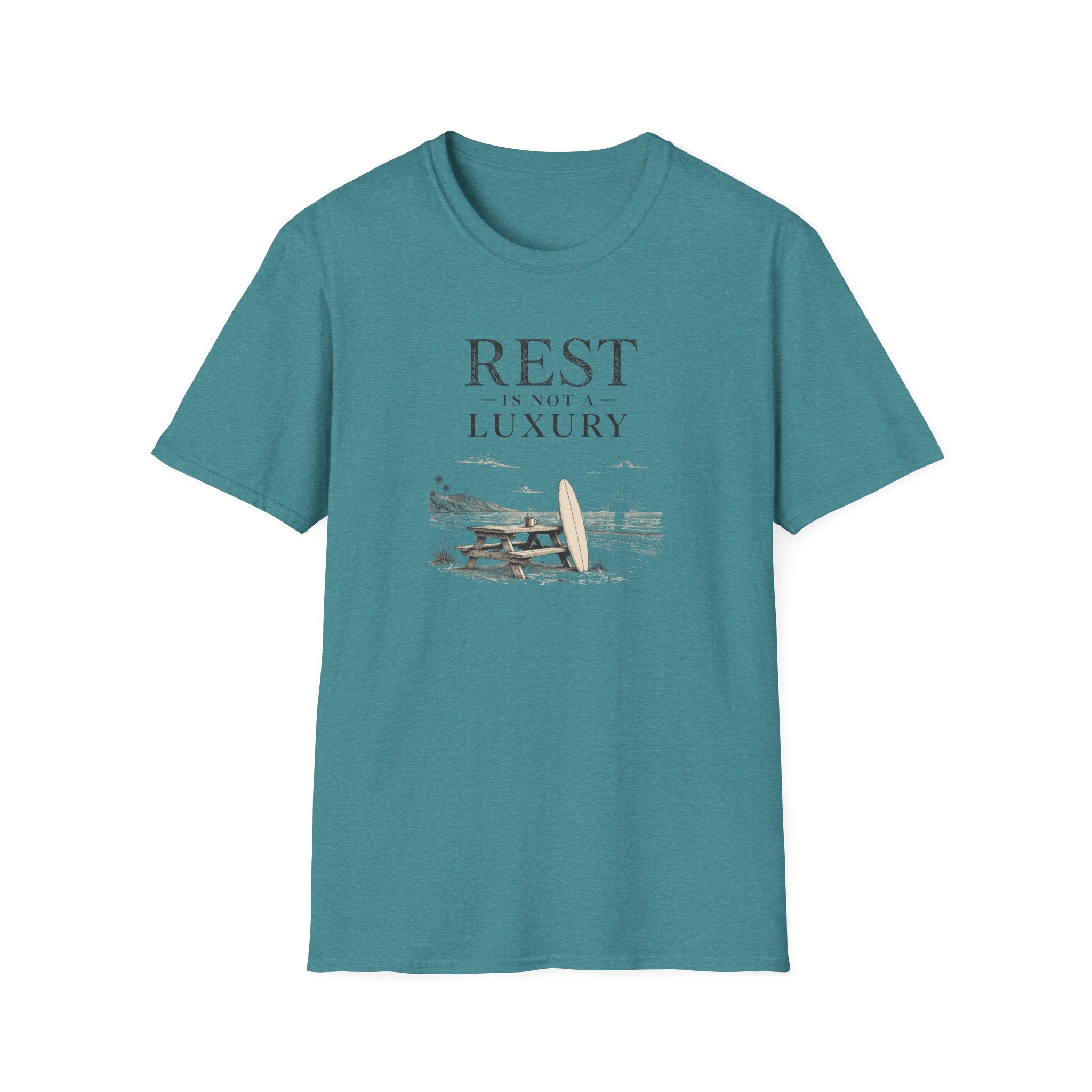 Rest is not a luxury retro surf T-Shirt