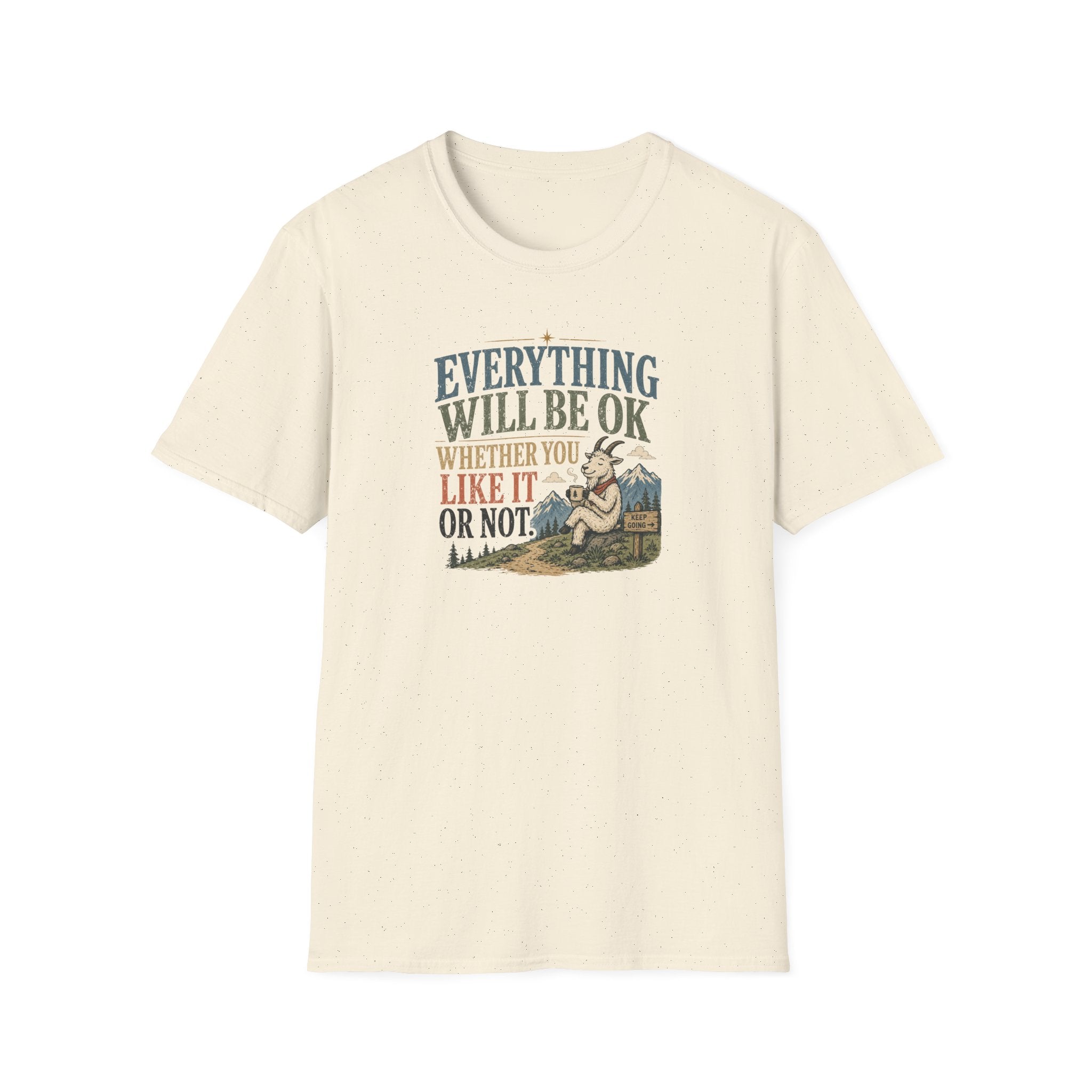 Everything Will be Ok Mountain Goat T-Shirt