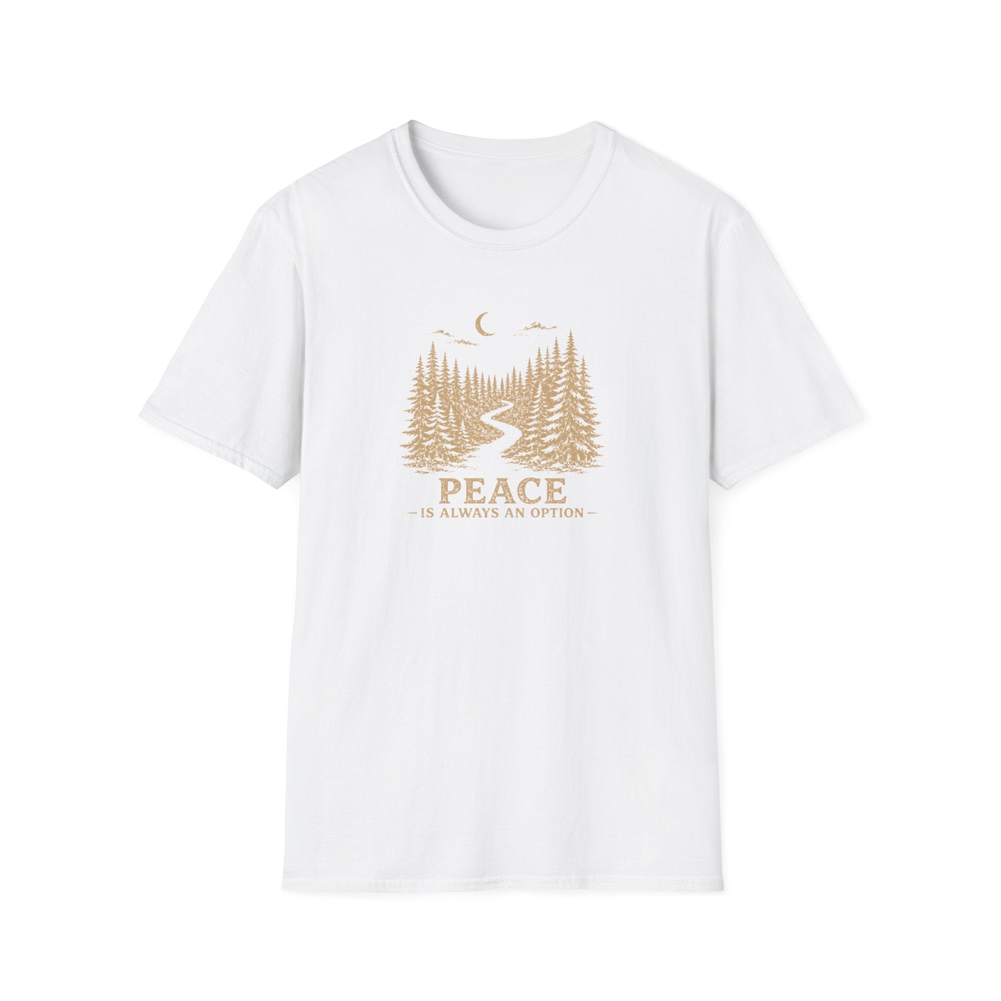 Peace is Always an Option Retro Outdoors T-Shirt