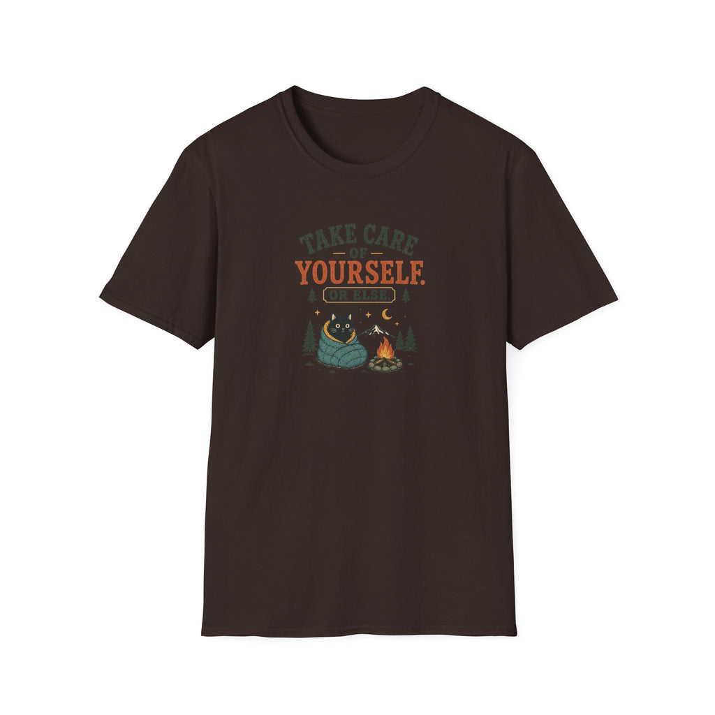 Take care of yourself camping cat T-Shirt