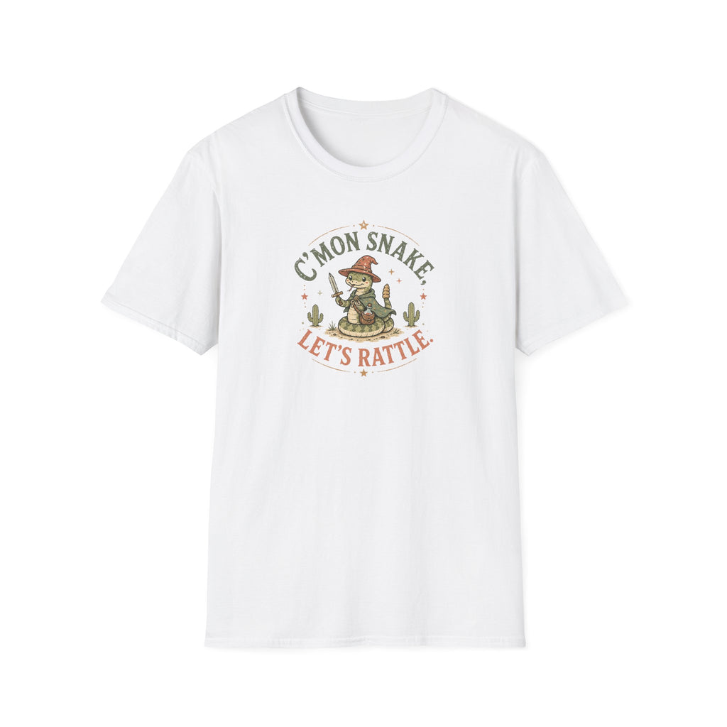 C'mon Snake Let's Rattle Gamer Snake T-Shirt