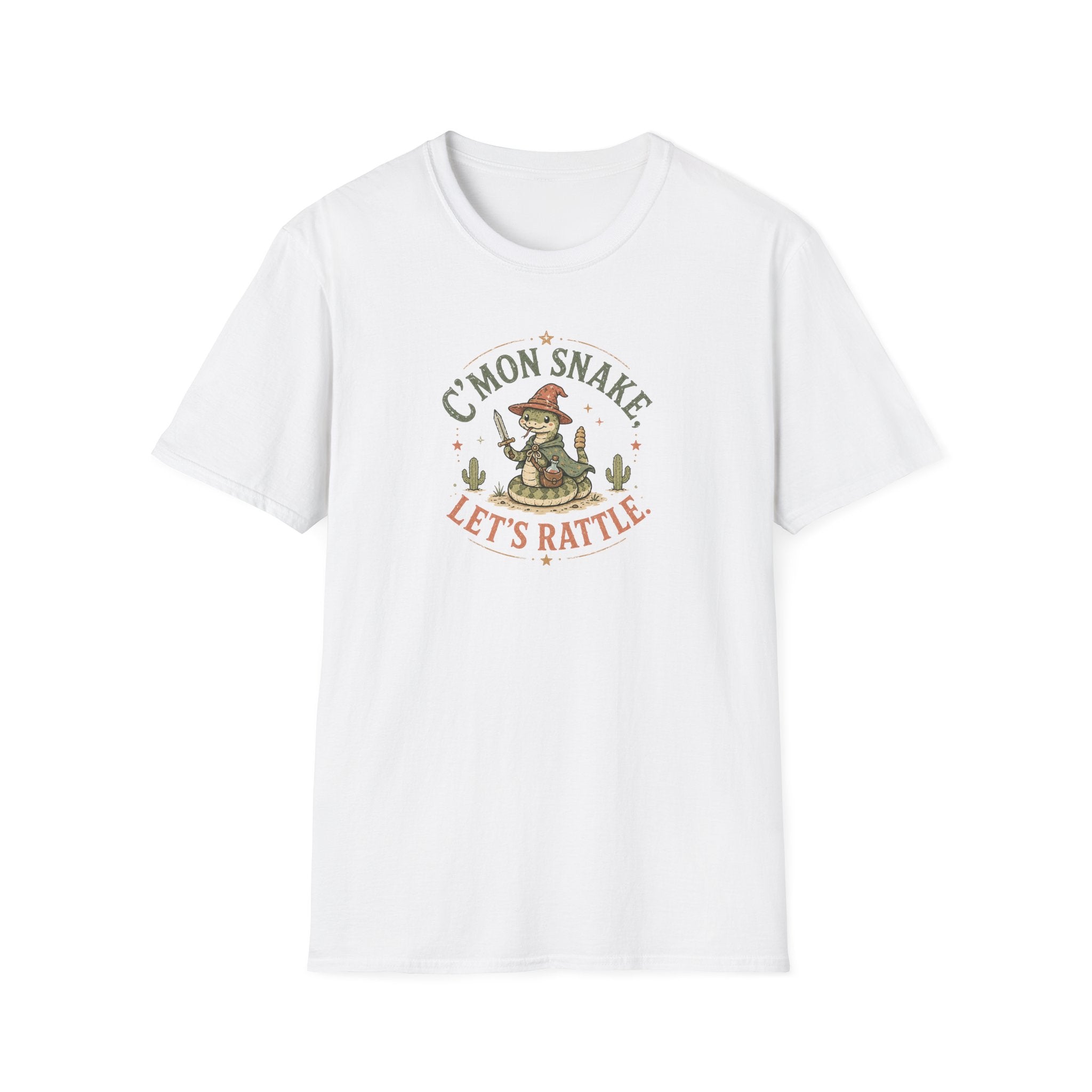 C'mon Snake Let's Rattle Gamer Snake T-Shirt
