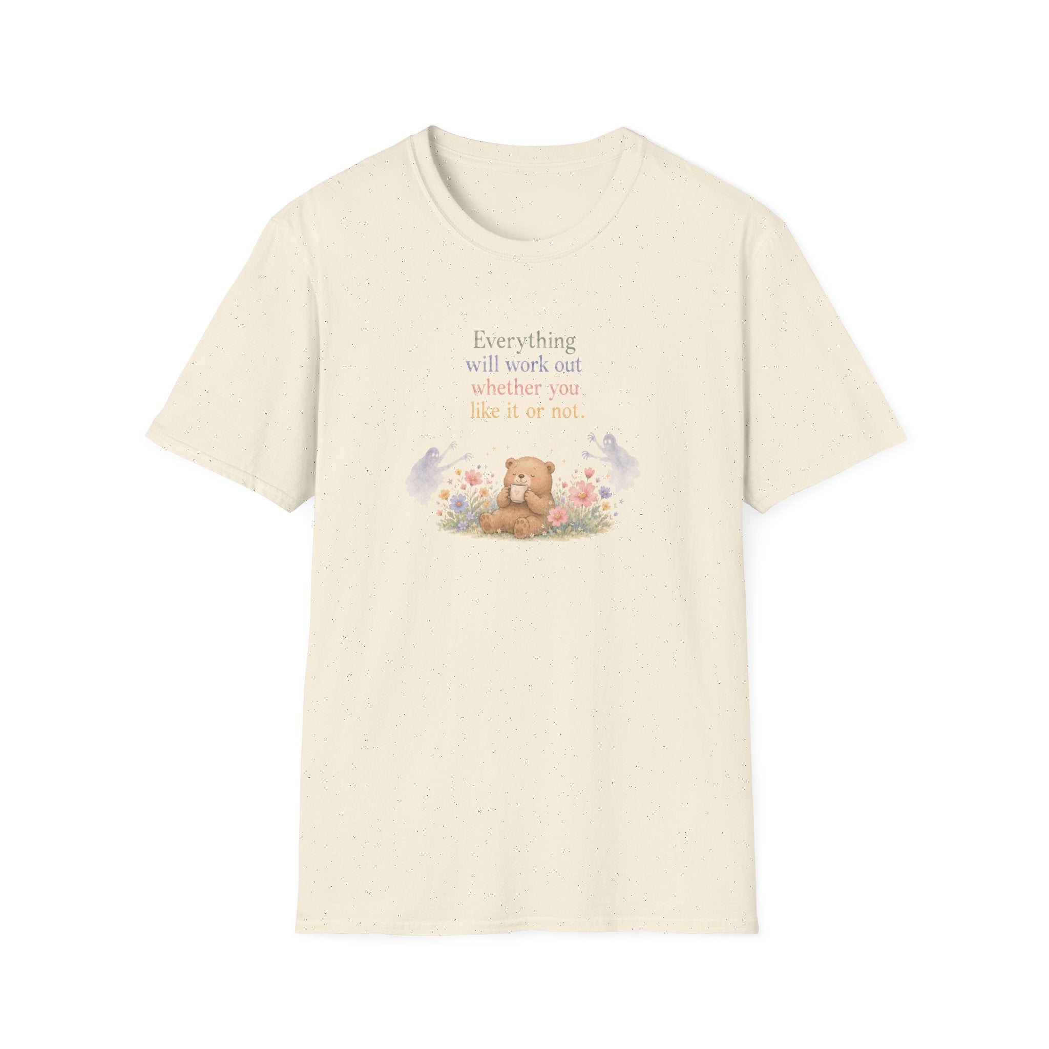Everything will be ok whether you like it or not coffee themed T-Shirt