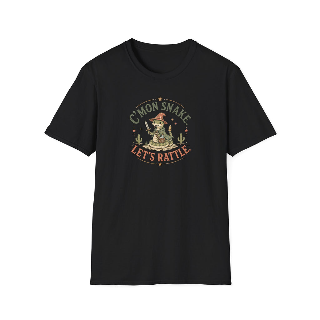 C'mon Snake Let's Rattle Gamer Snake T-Shirt