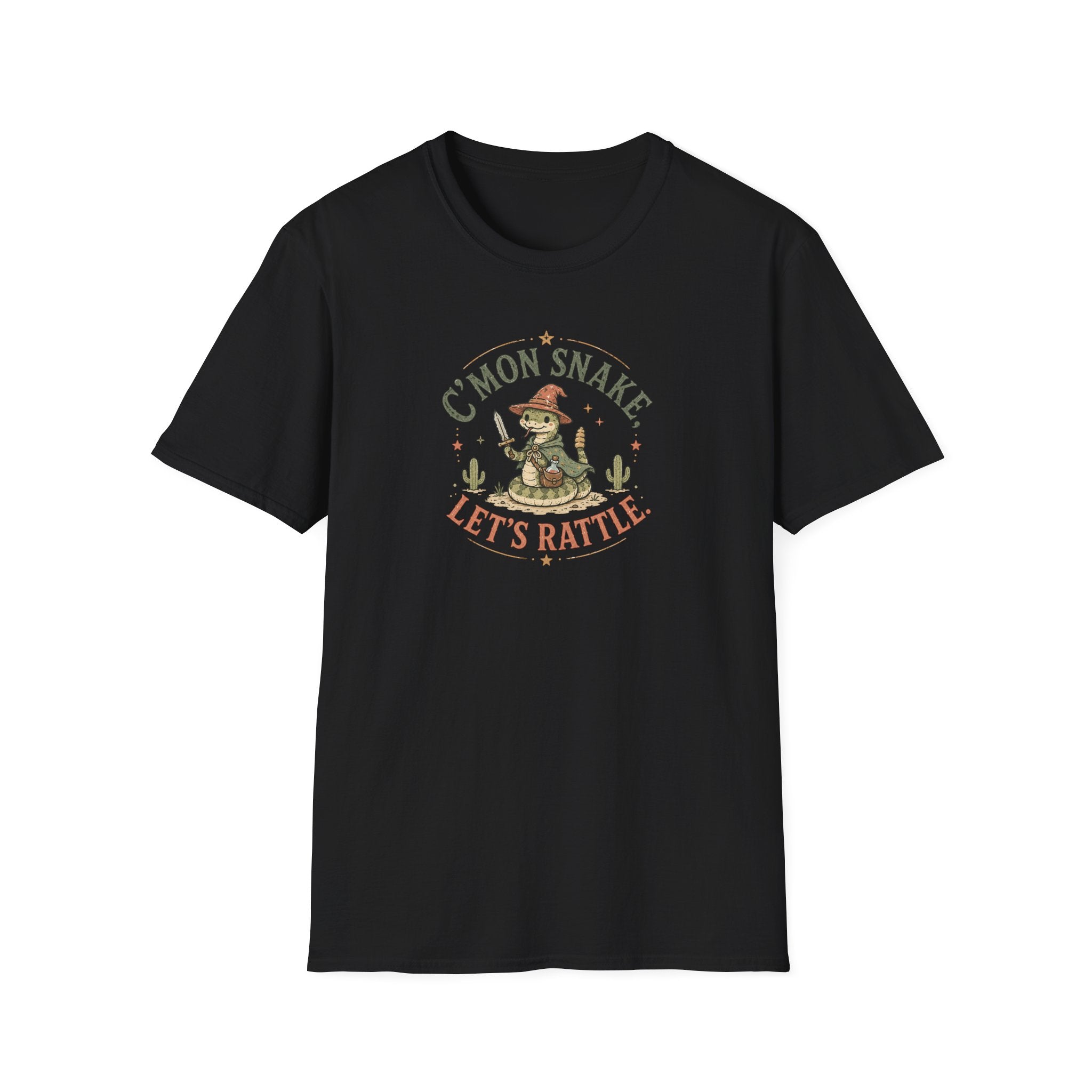 C'mon Snake Let's Rattle Gamer Snake T-Shirt