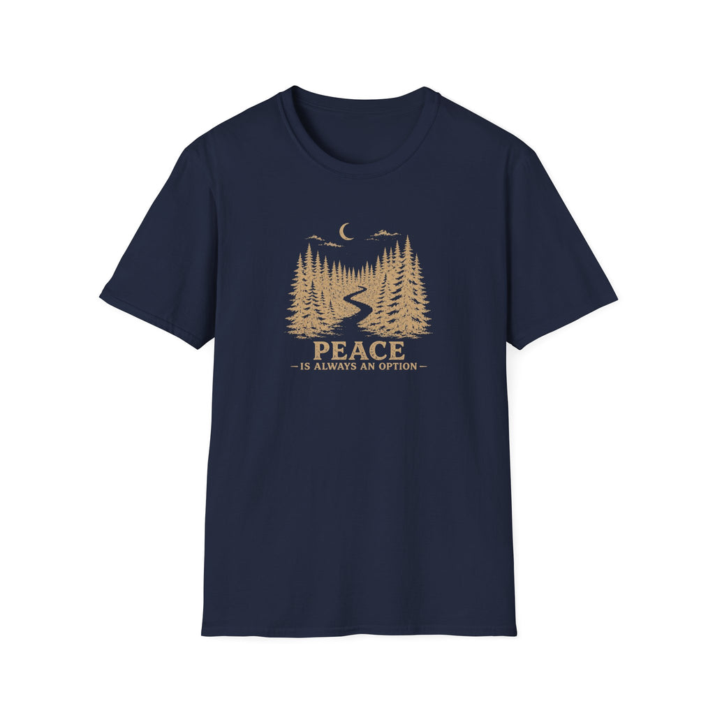 Peace is Always an Option Retro Outdoors T-Shirt