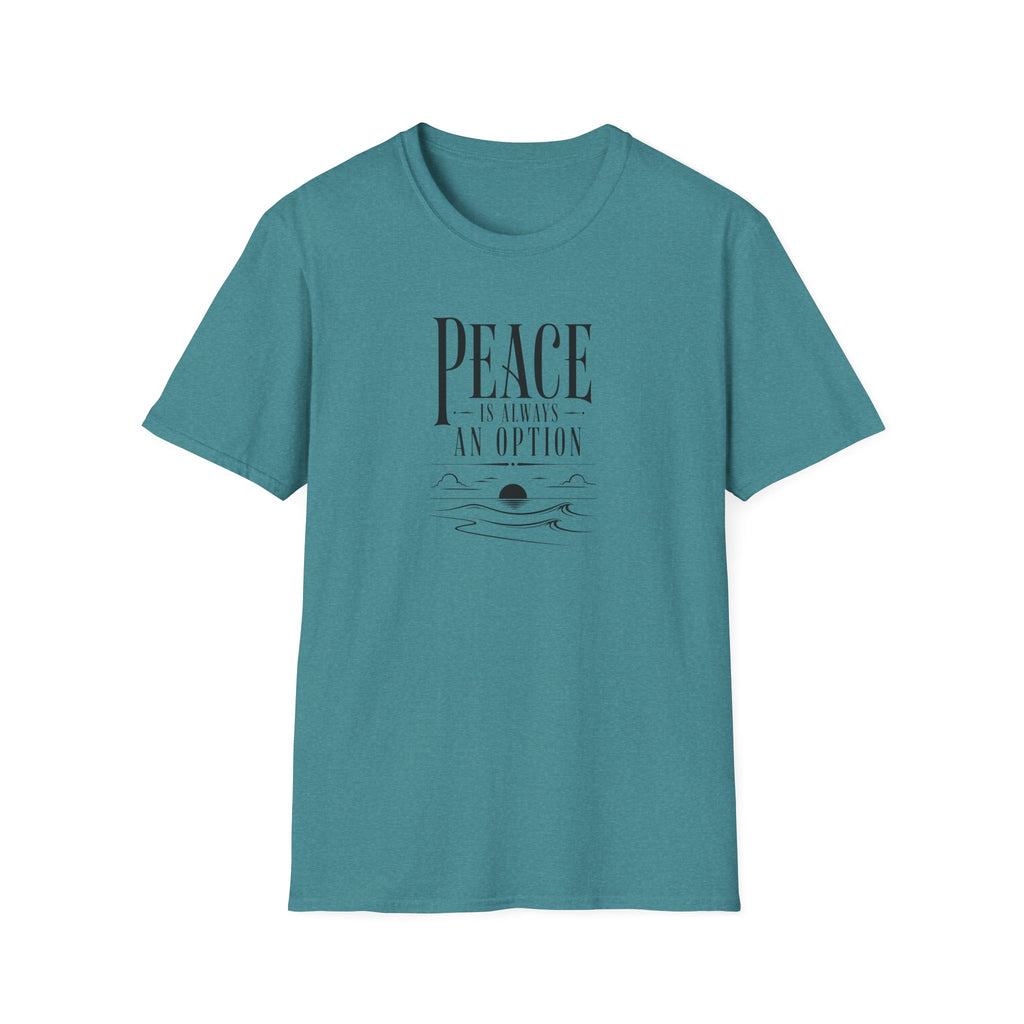 Peace is Always an Option Ocean T-Shirt