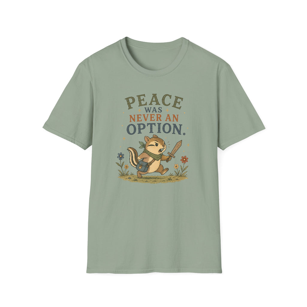 Peace was Never an Option Anime Inspired T-Shirt