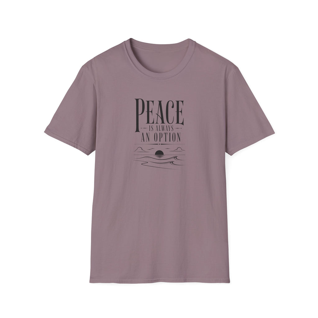 Peace is Always an Option Ocean T-Shirt