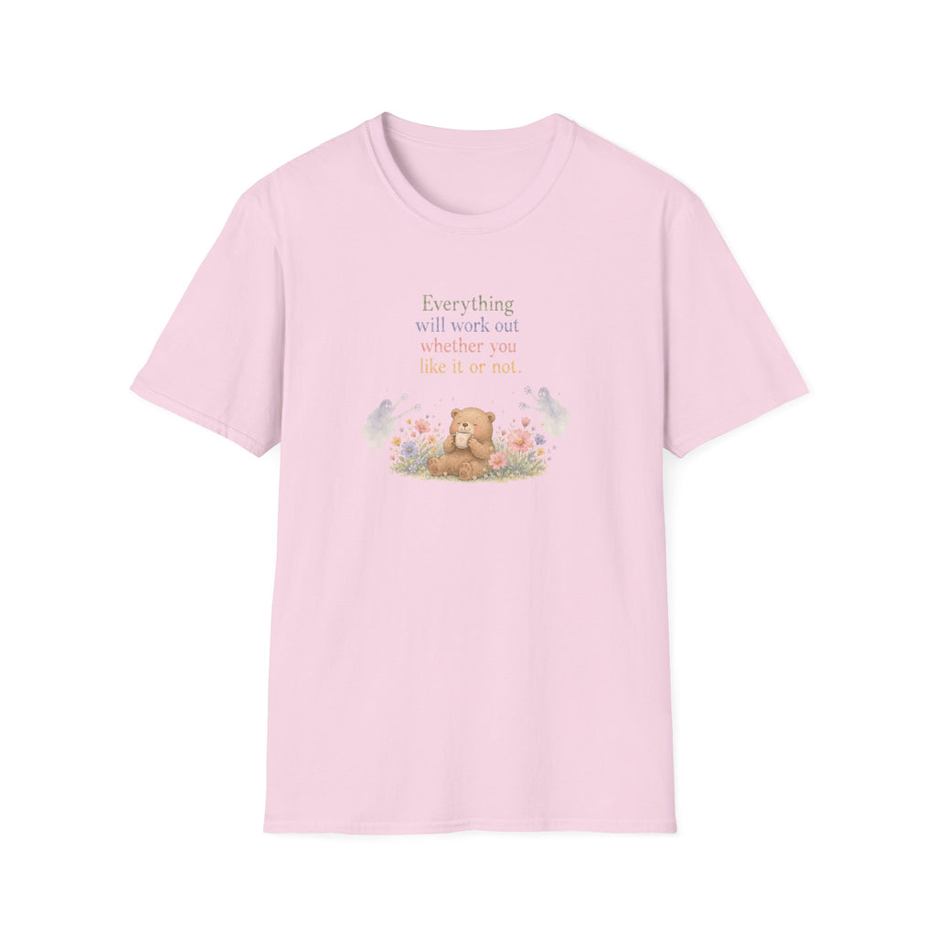 Everything will be ok whether you like it or not coffee themed T-Shirt