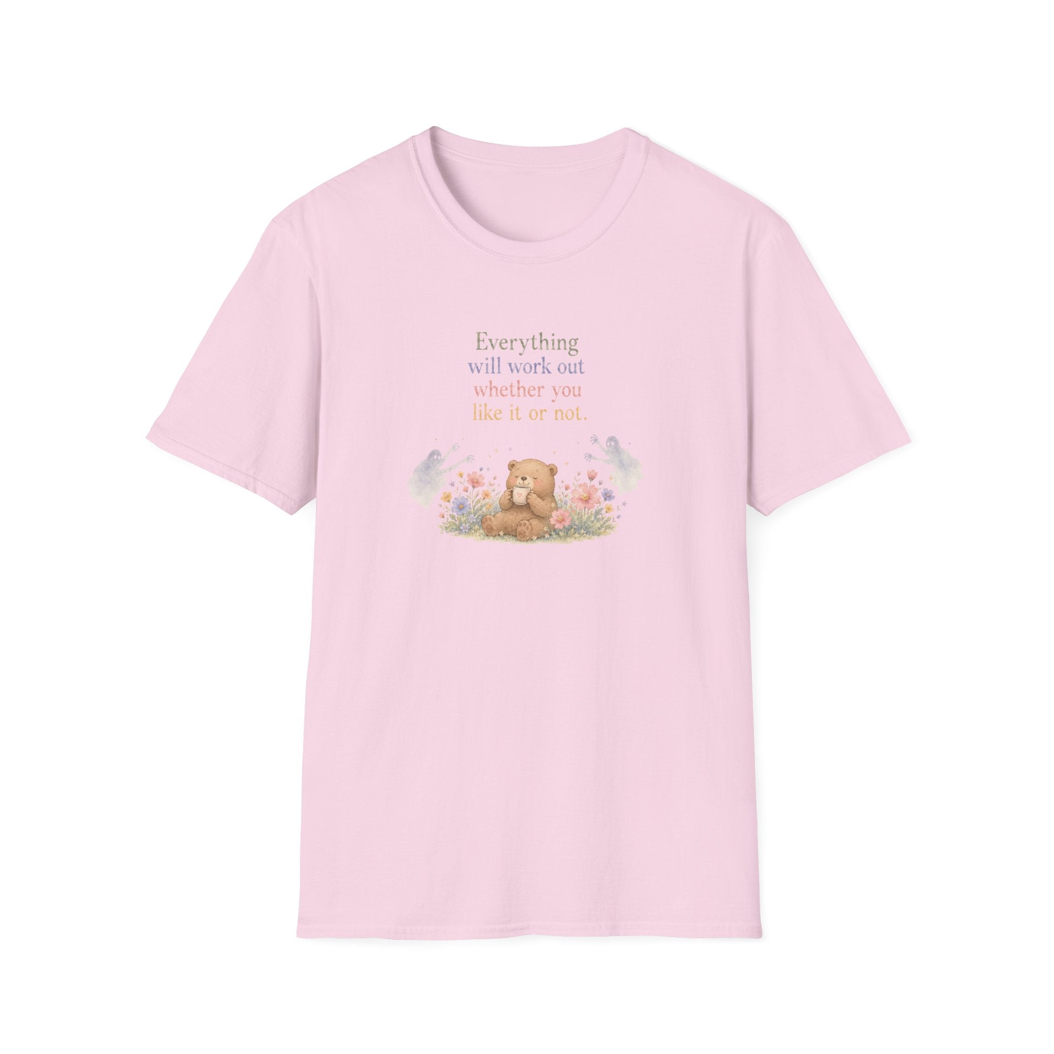 Everything will be ok whether you like it or not coffee themed T-Shirt