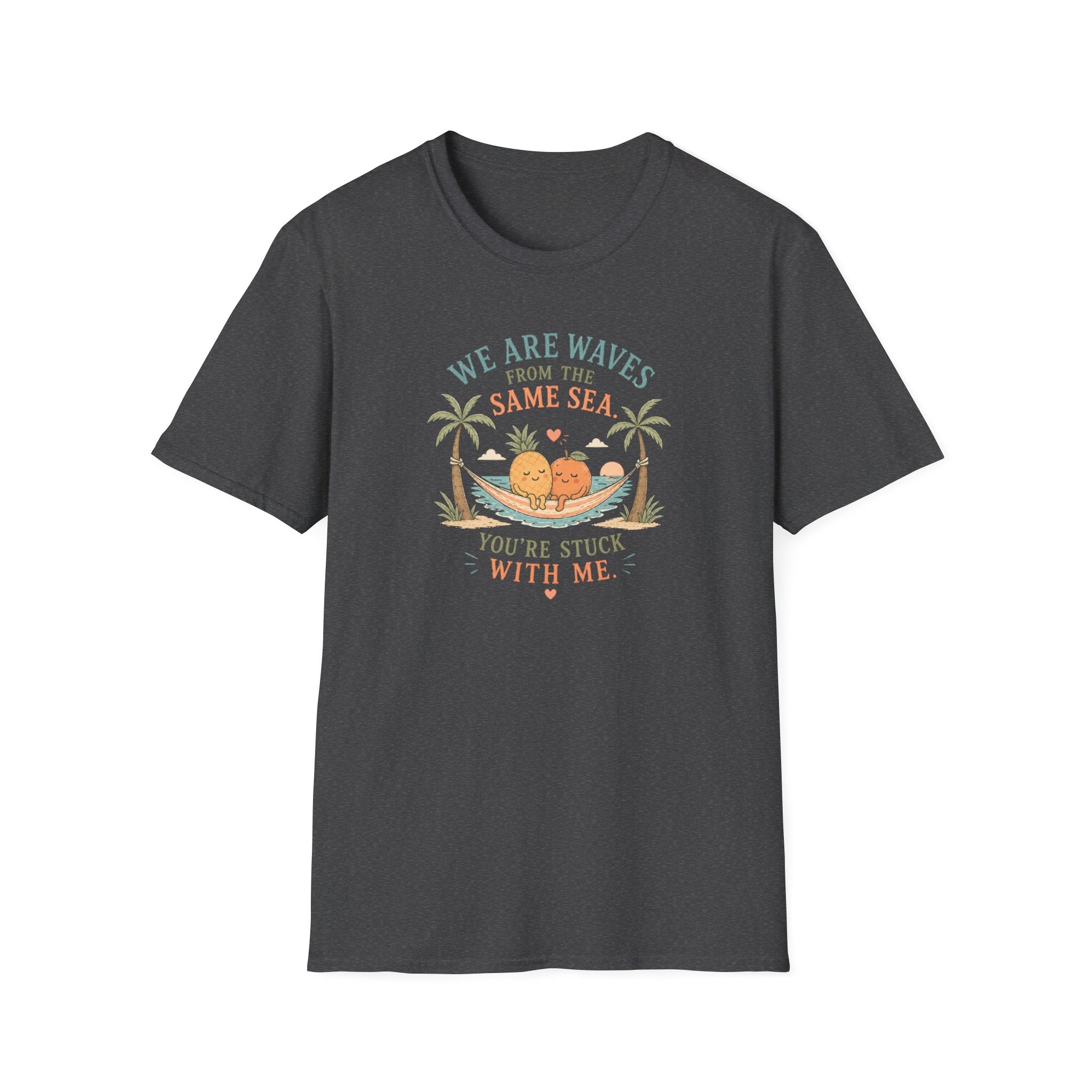 We are Waves from the Same Sea  Beach Hammock T-Shirt