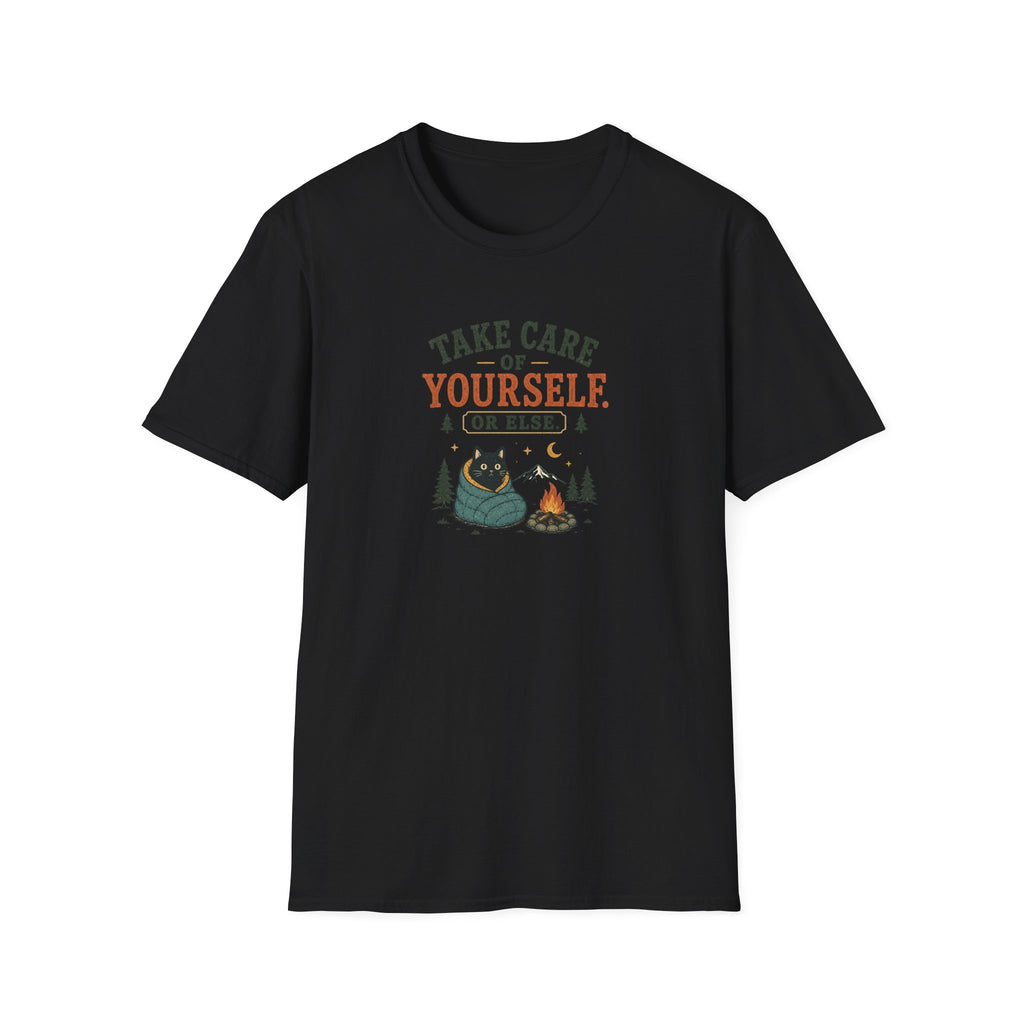 Take care of yourself camping cat T-Shirt
