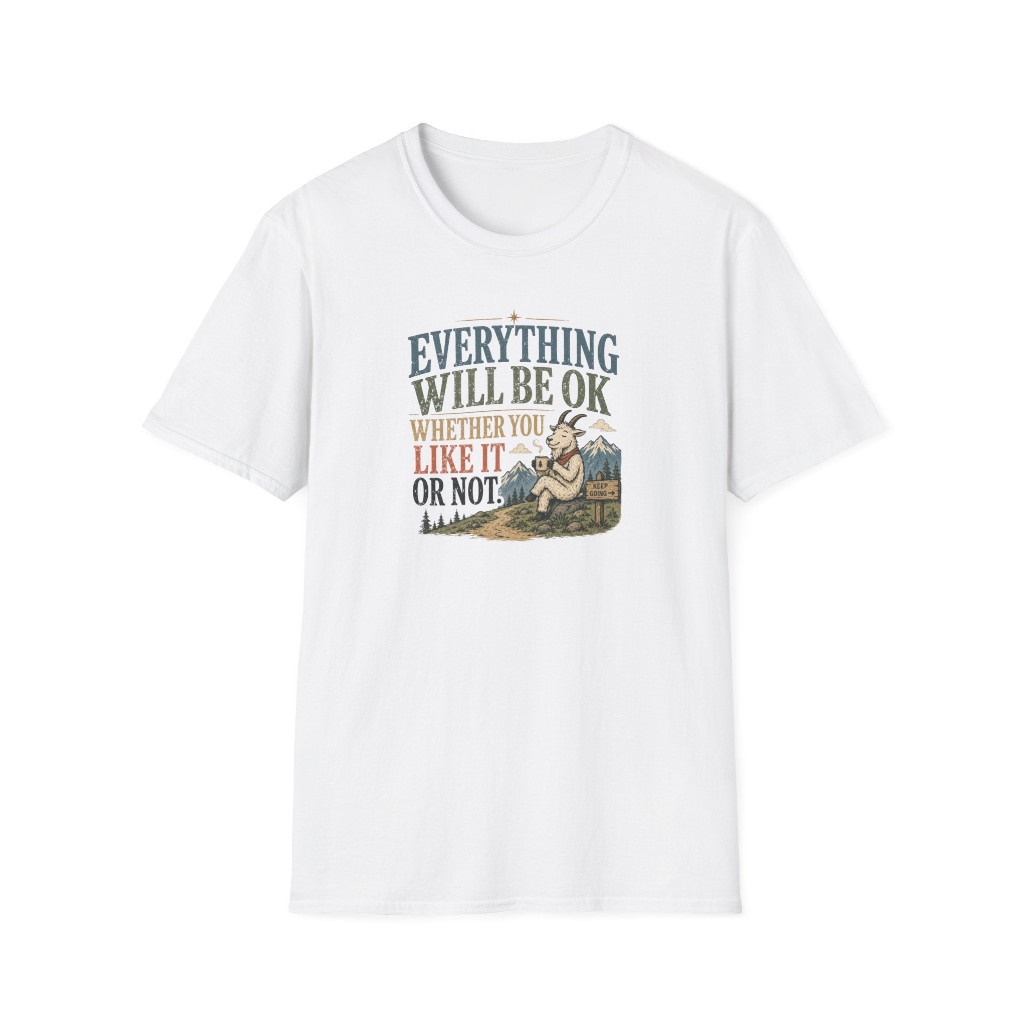 Everything Will be Ok Mountain Goat T-Shirt
