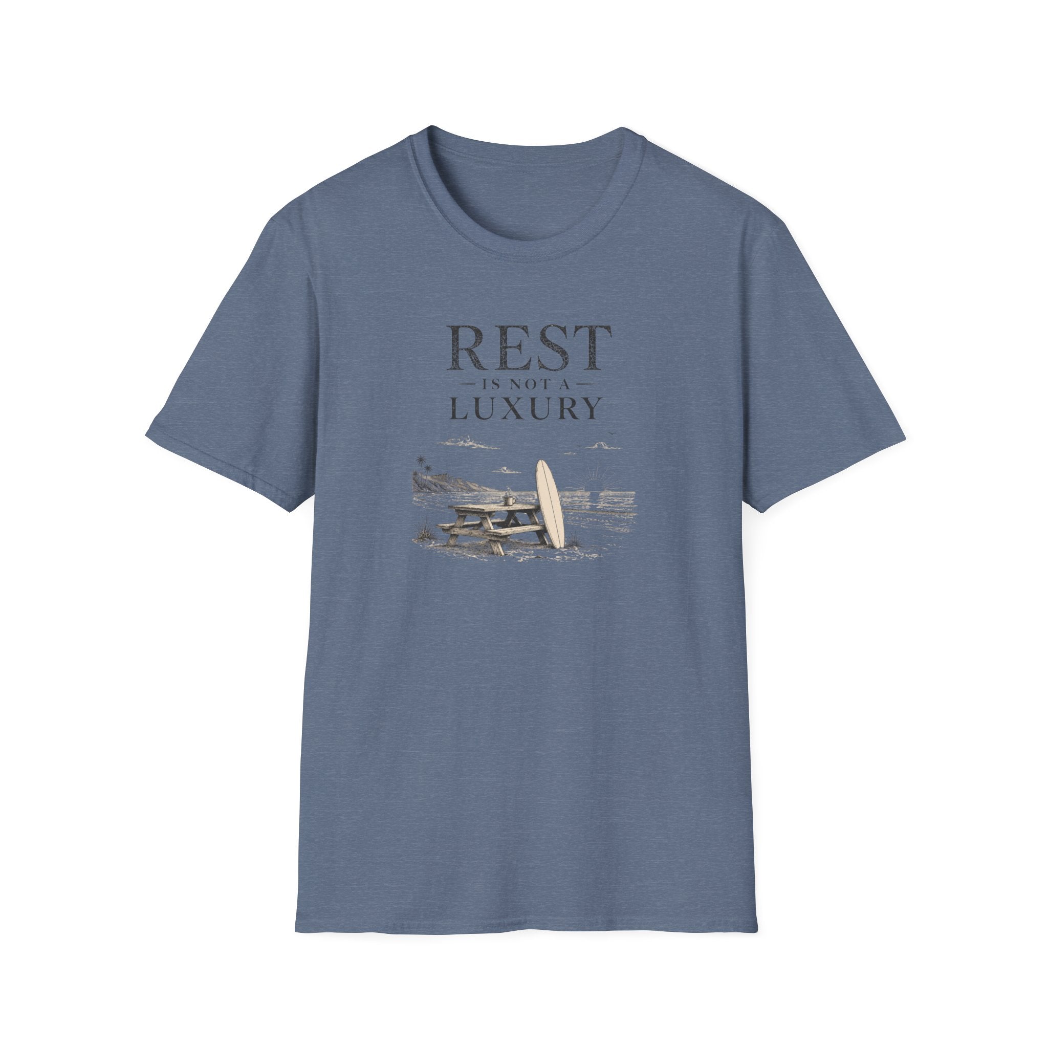 Rest is not a luxury retro surf T-Shirt