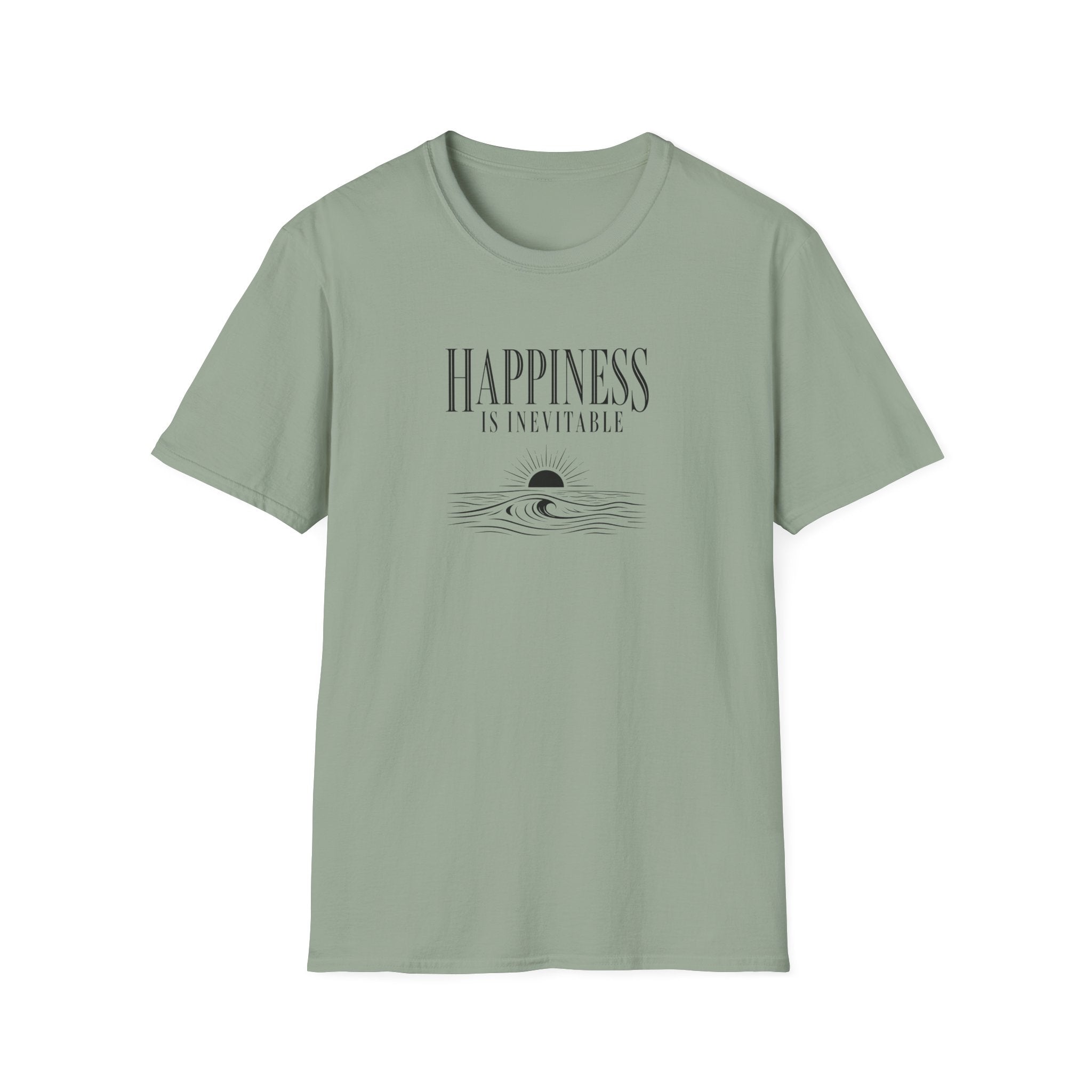 Happiness is Inevitable Ocean T-Shirt