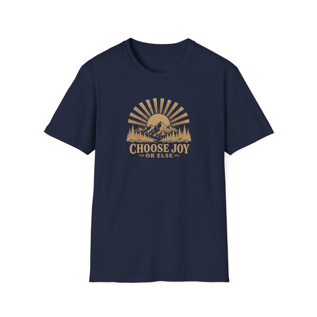 Choose Joy or Else Retro Outdoors T-Shirt