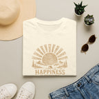 Happiness is Inevitable Retro Outdoors T-Shirt