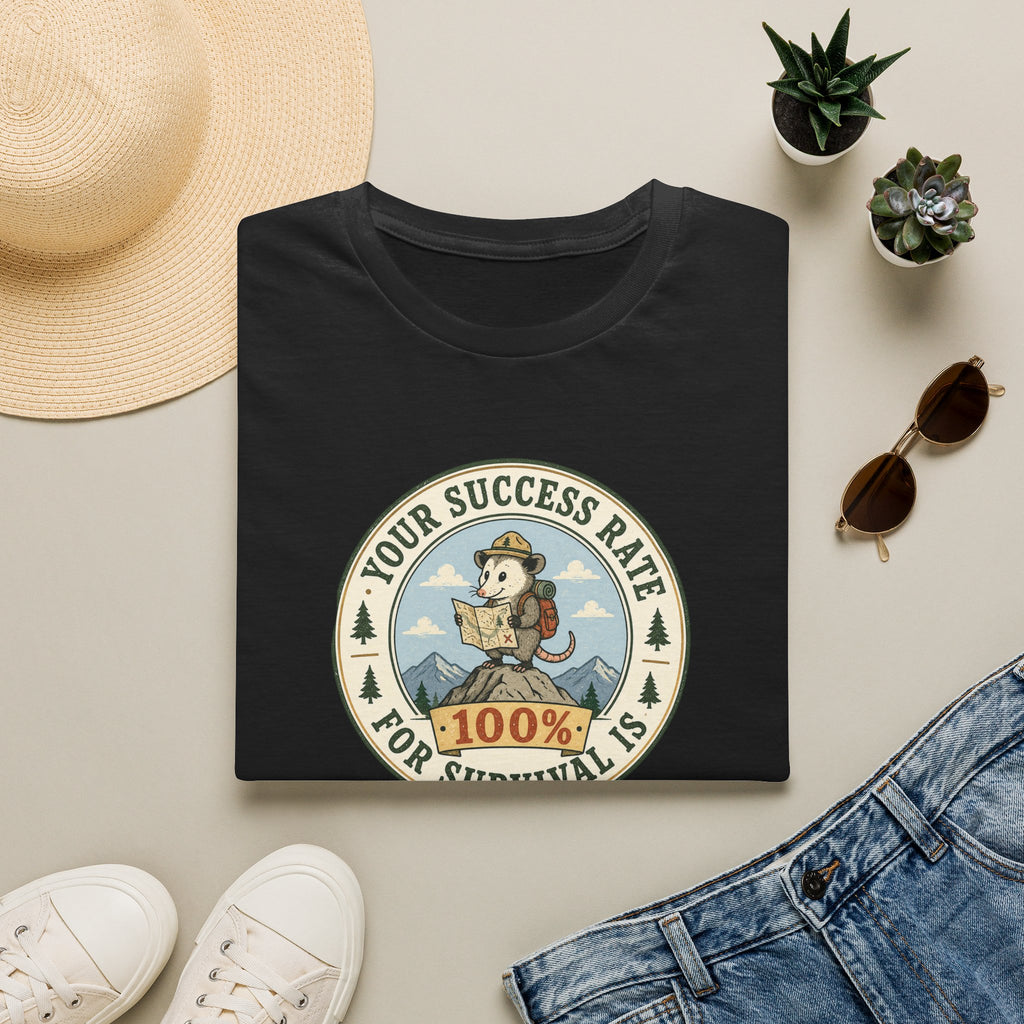 Your survival rate is 100% hiking T-Shirt