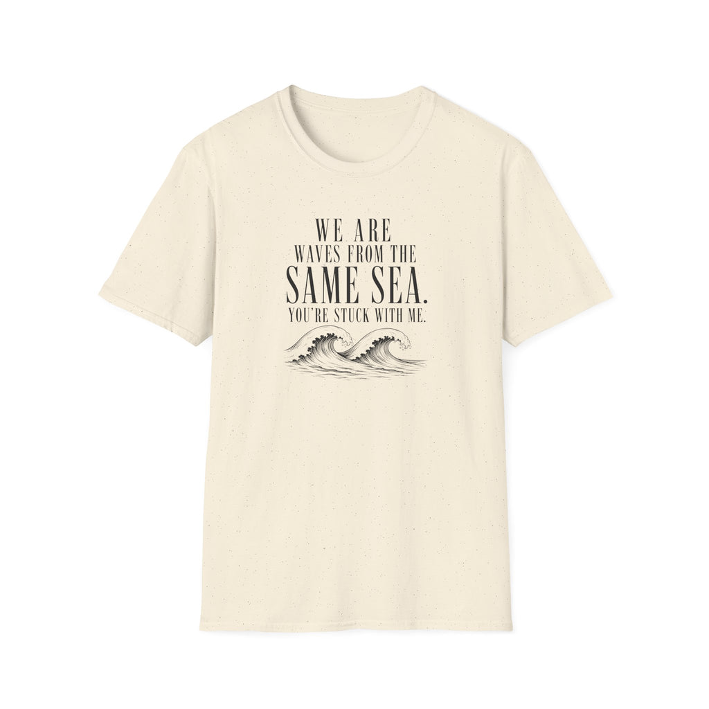 We are waves from the same sea minimalist ocean T-Shirt