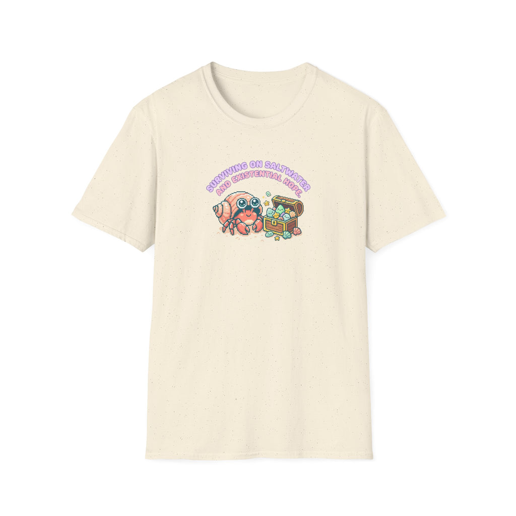 Surviving on Saltwater and Hope Crab T-Shirt