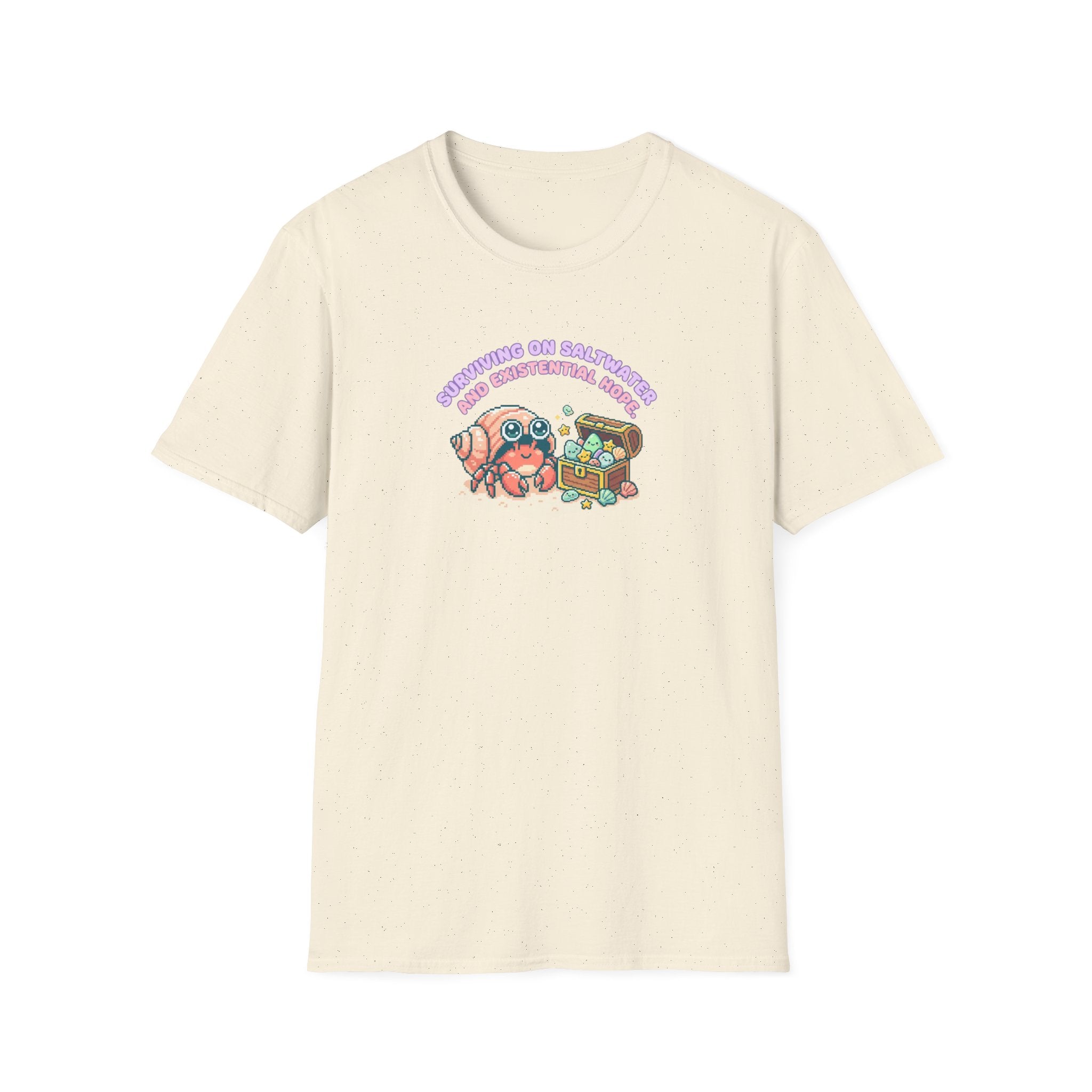 Surviving on Saltwater and Hope Crab T-Shirt