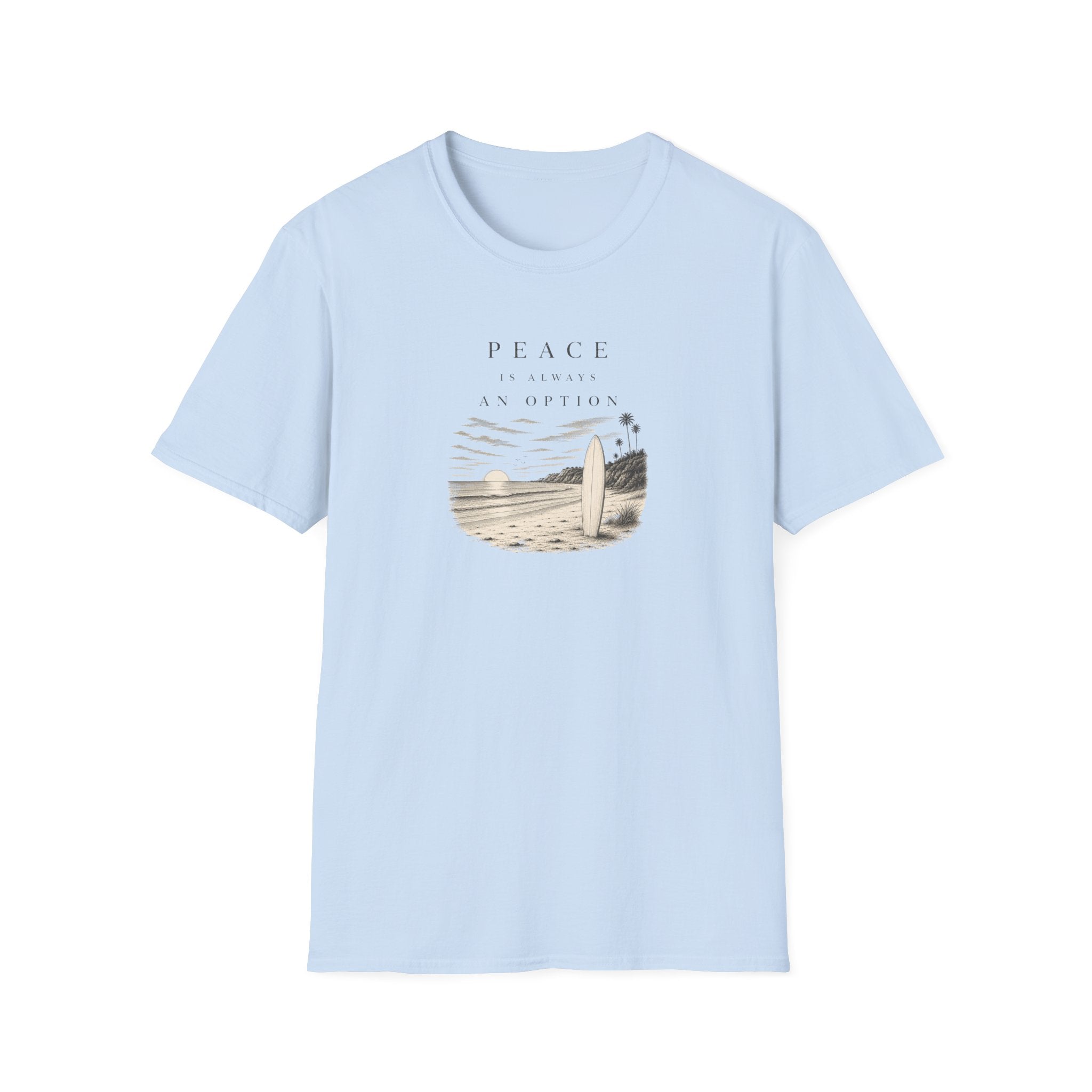 Peace is Always an Option Retro Surf T-Shirt