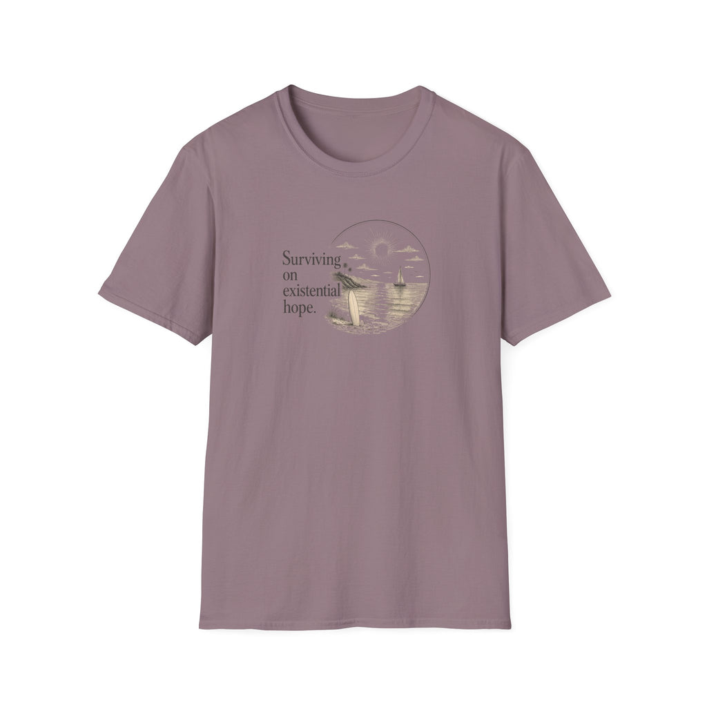 Surviving on Existential Hope Retro Surf T-Shirt