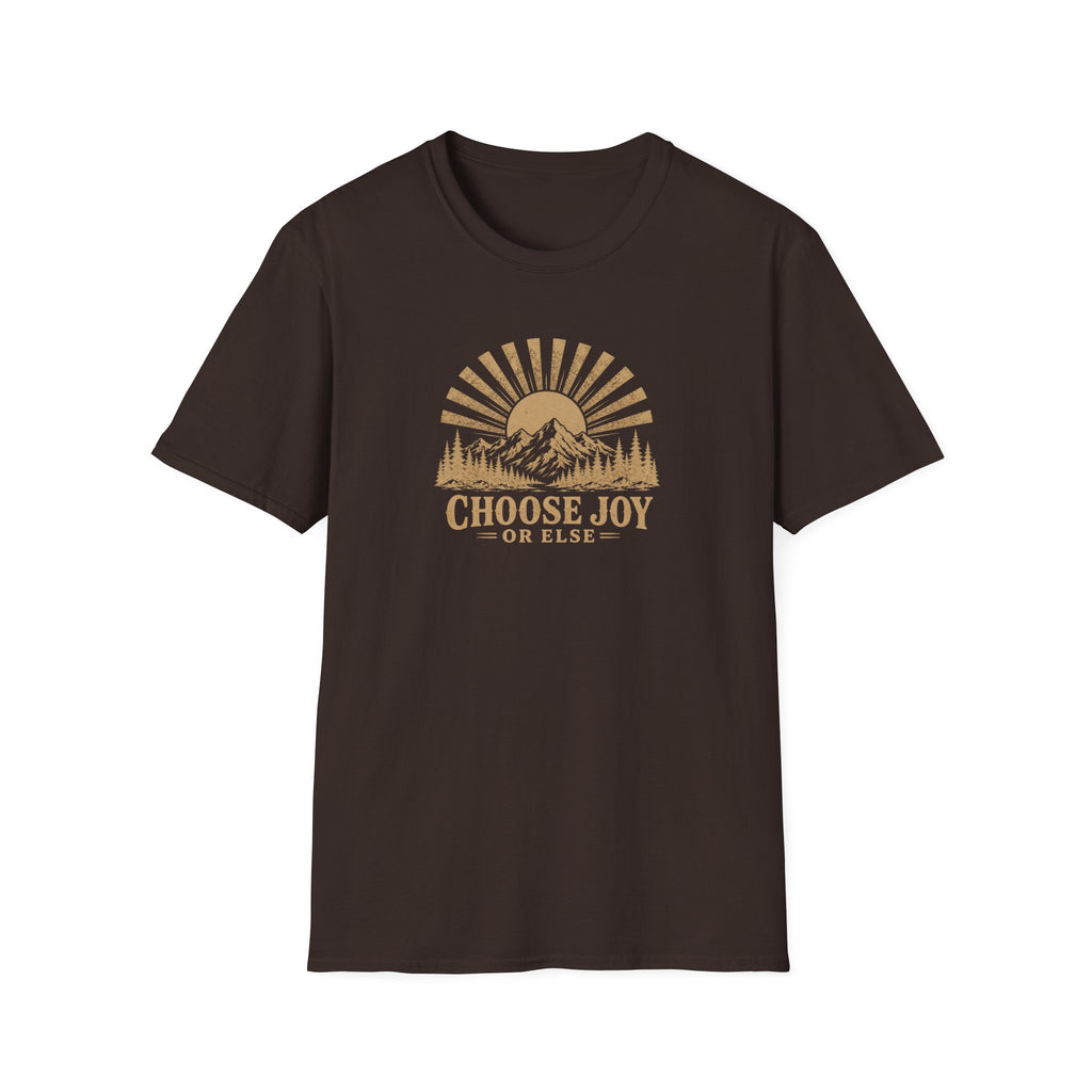 Choose Joy or Else Retro Outdoors T-Shirt
