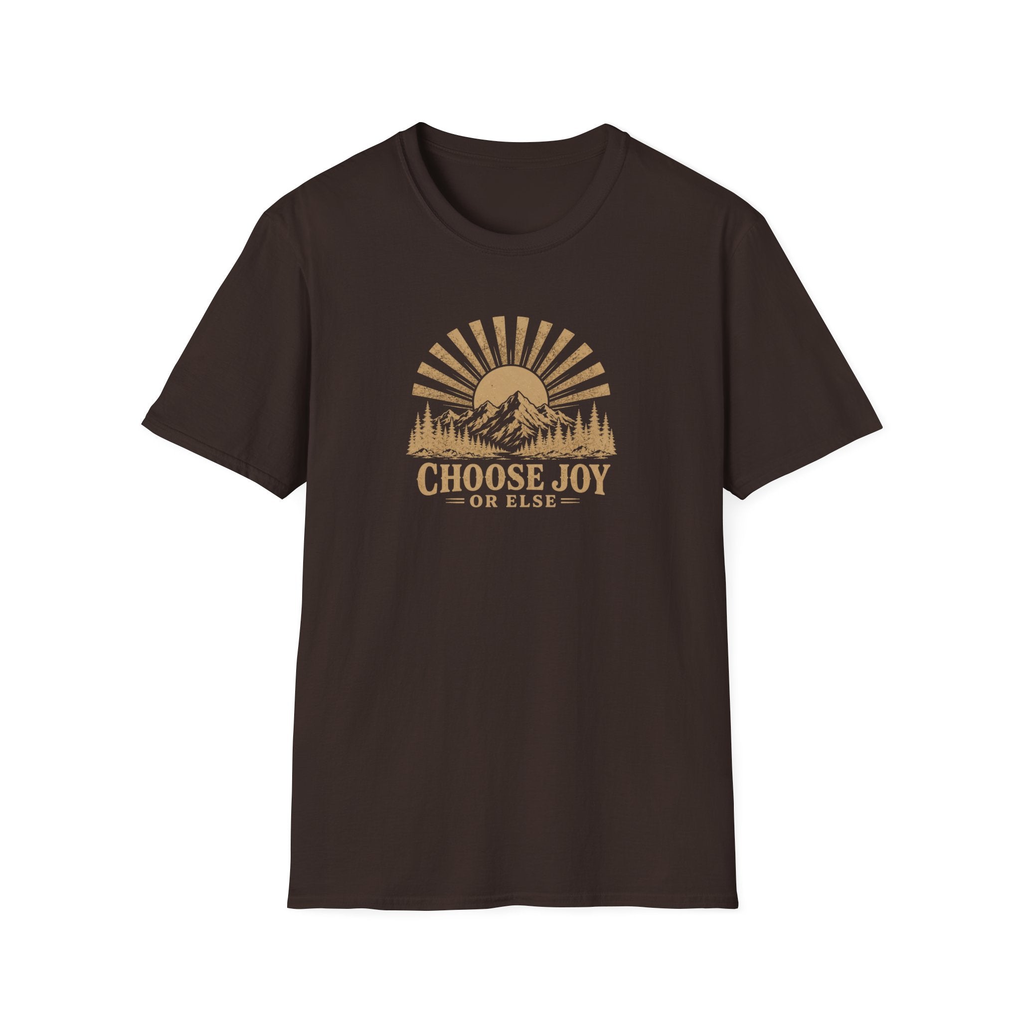 Choose Joy or Else Retro Outdoors T-Shirt