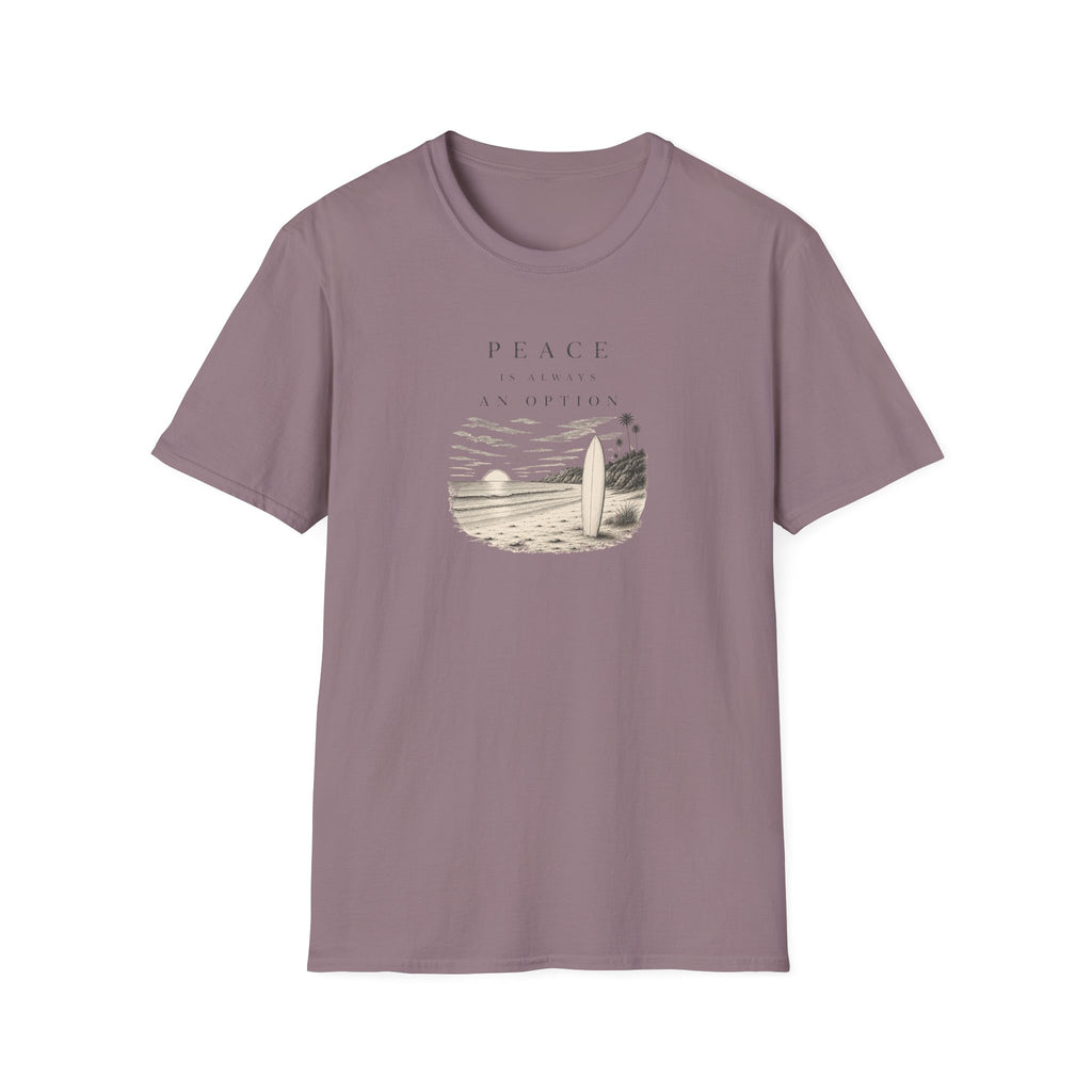 Peace is Always an Option Retro Surf T-Shirt