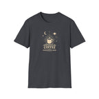 Powered by coffee and hope retro latte T-Shirt