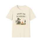 Enjoy the Next 24 Hours:) Skeleton Camping T-Shirt