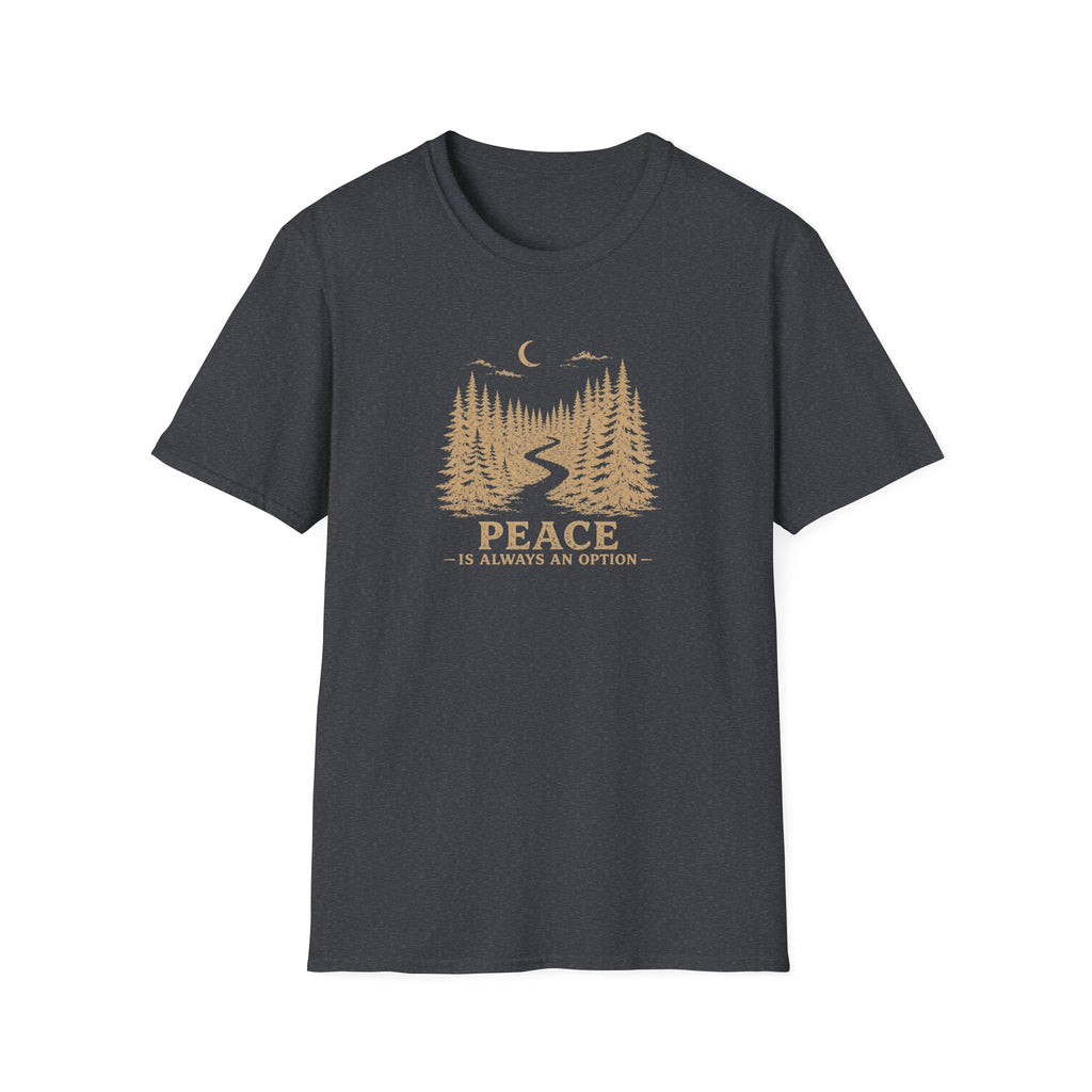 Peace is Always an Option Retro Outdoors T-Shirt