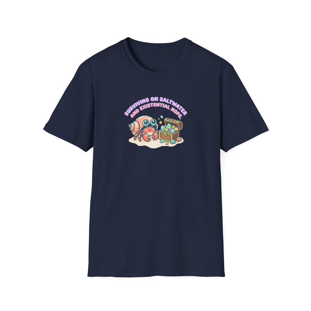 Surviving on Saltwater and Hope Crab T-Shirt