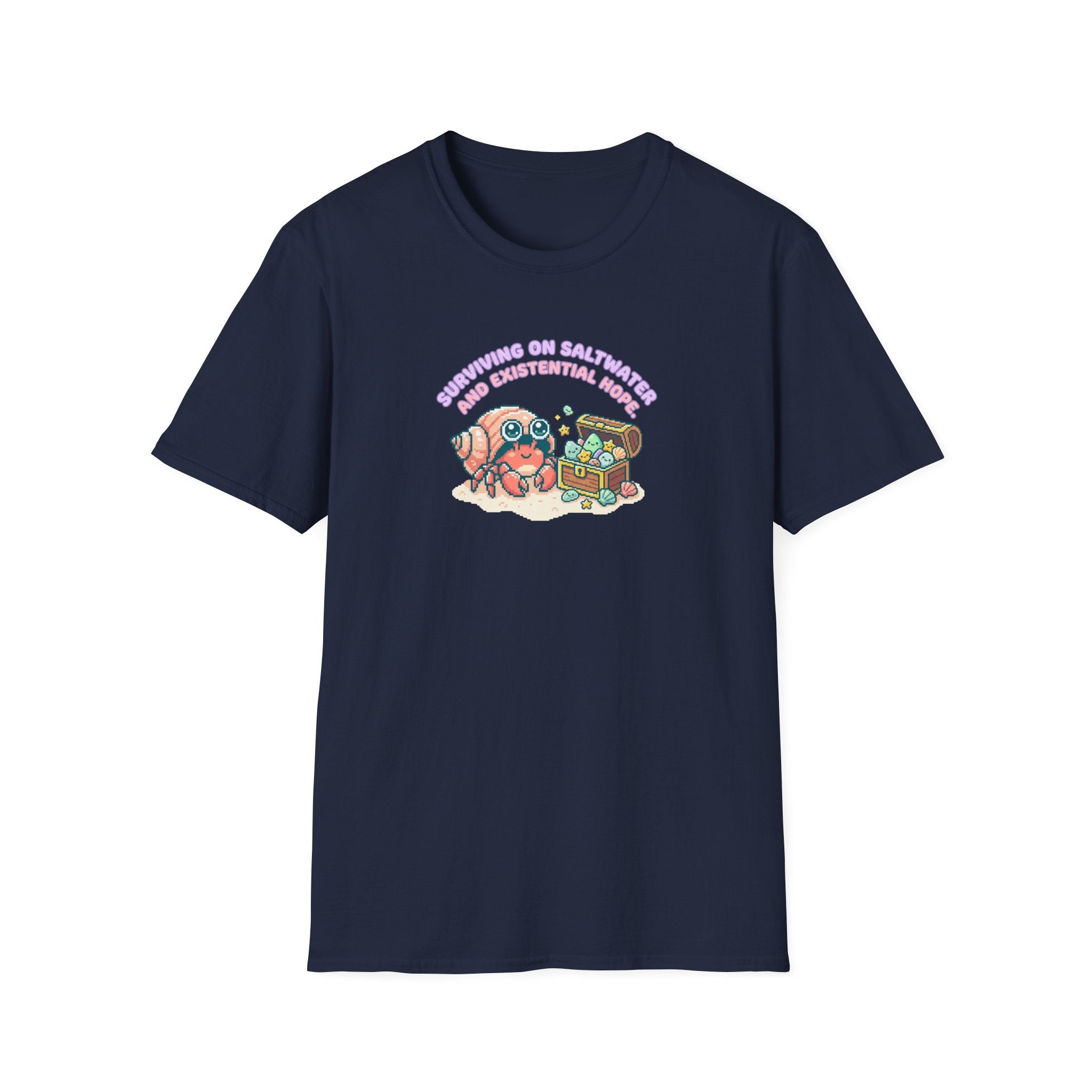 Surviving on Saltwater and Hope Crab T-Shirt