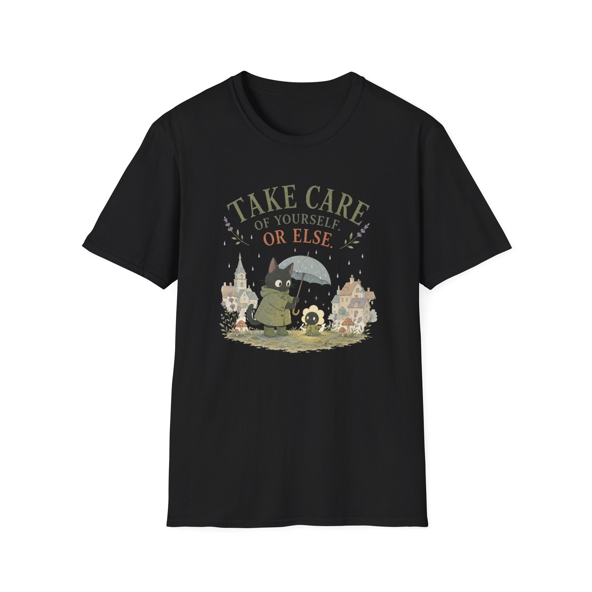 Take Care of Yourself. Or Else. Anime Inspired T-Shirt