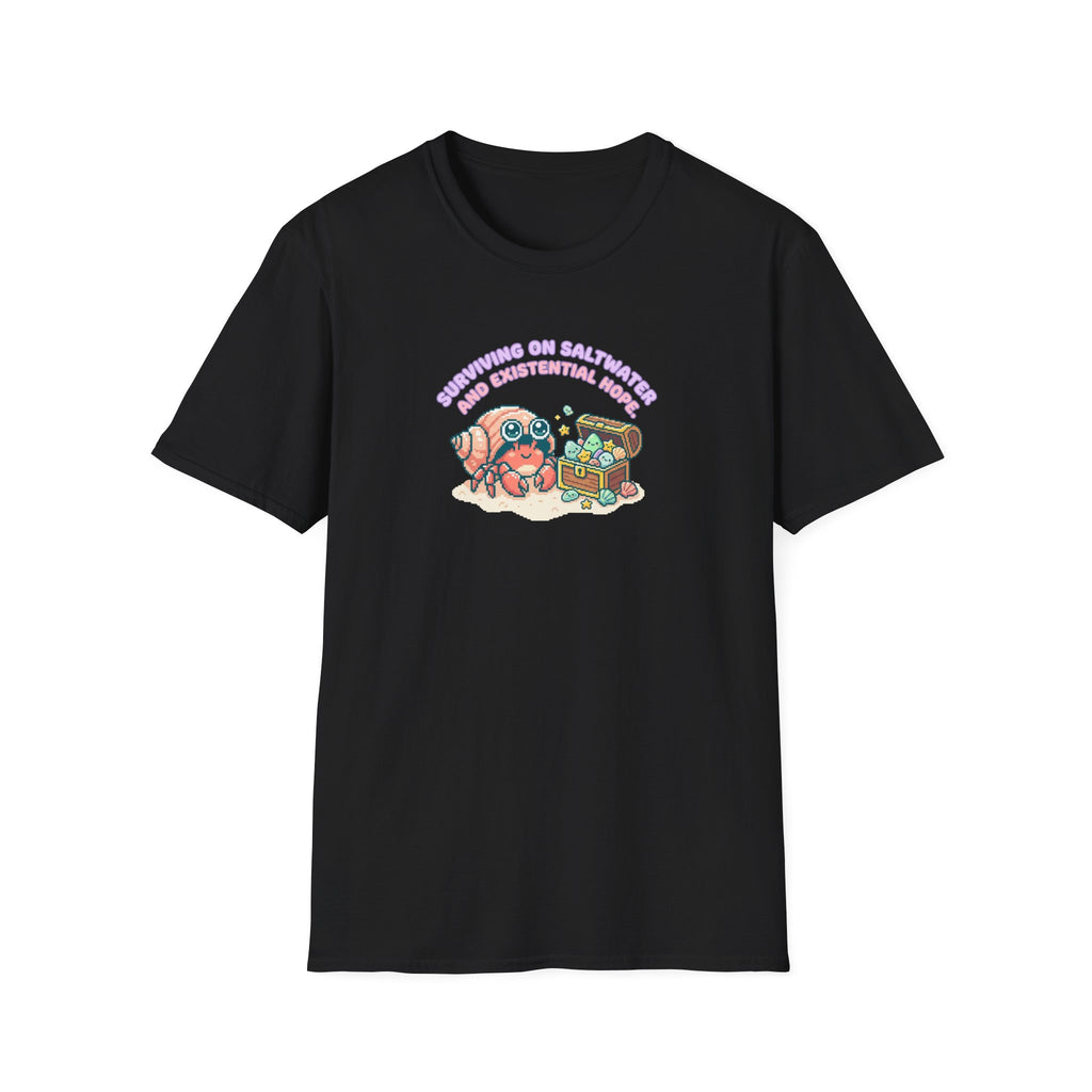 Surviving on Saltwater and Hope Crab T-Shirt