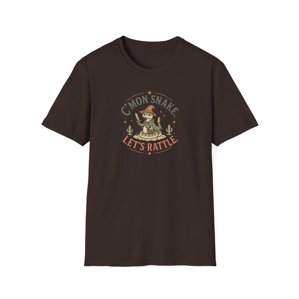 C'mon Snake Let's Rattle Gamer Snake T-Shirt