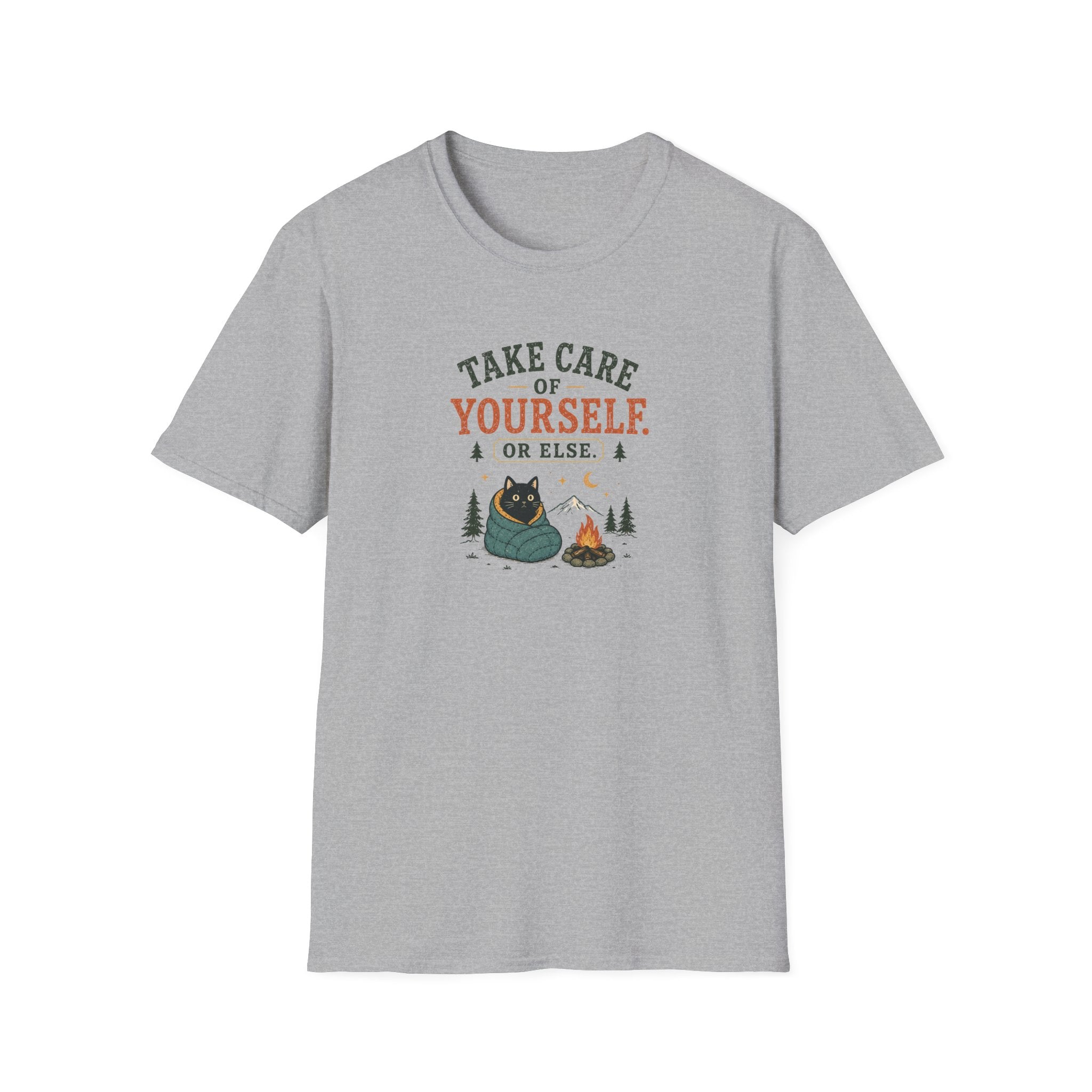 Take care of yourself camping cat T-Shirt