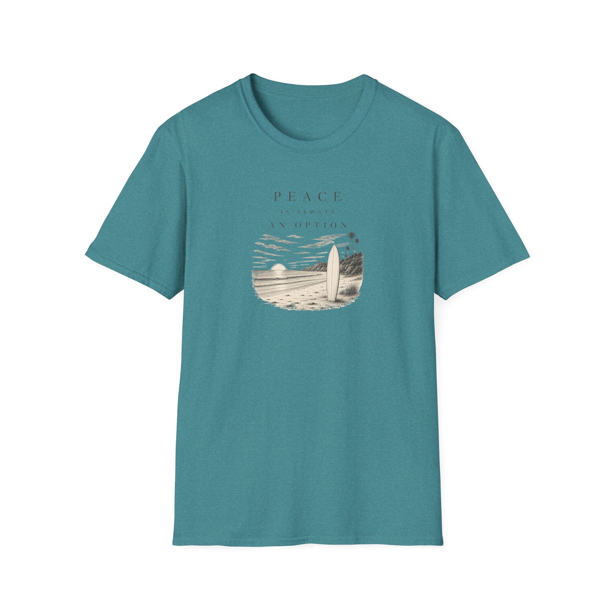 Peace is Always an Option Retro Surf T-Shirt