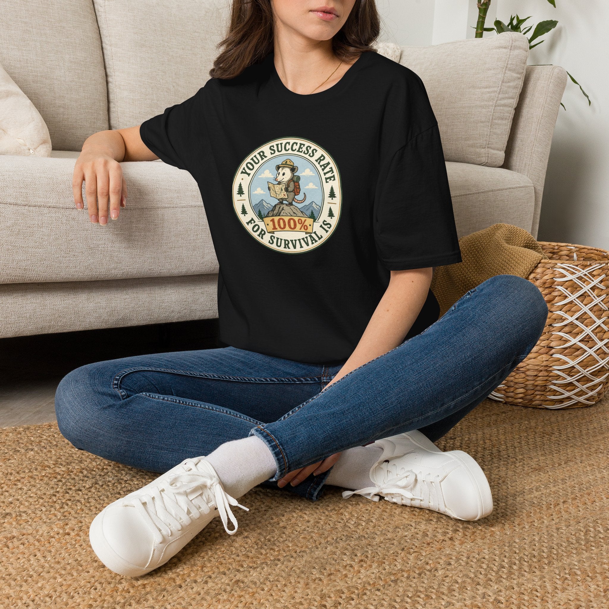 Your survival rate is 100% hiking T-Shirt