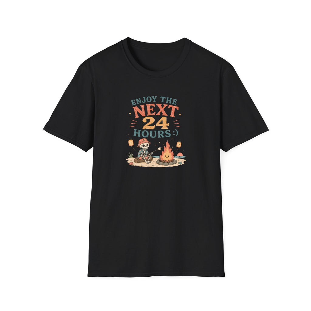 Enjoy the Next 24 Hours Beach Skeleton T-Shirt