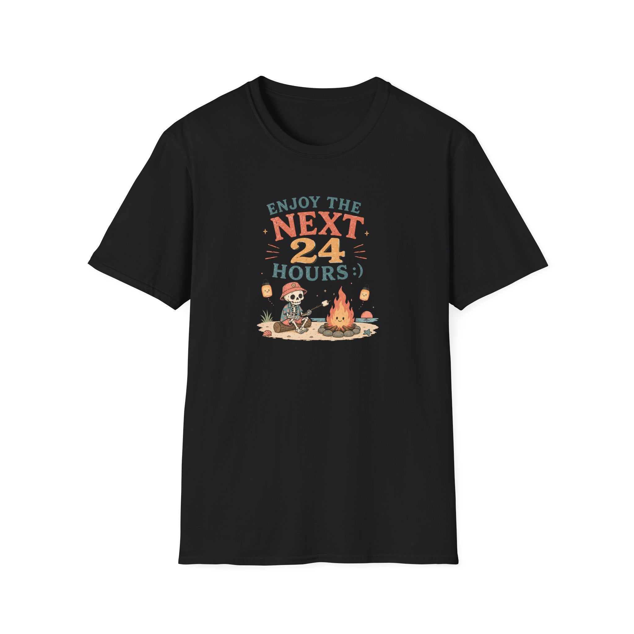 Enjoy the Next 24 Hours Beach Skeleton T-Shirt