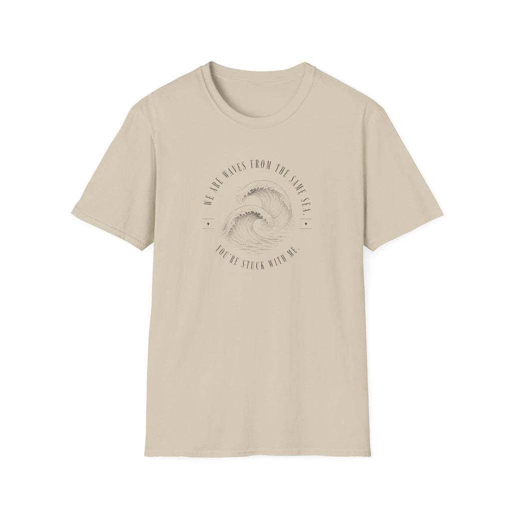 We are waves from the same sea retro surf T-Shirt