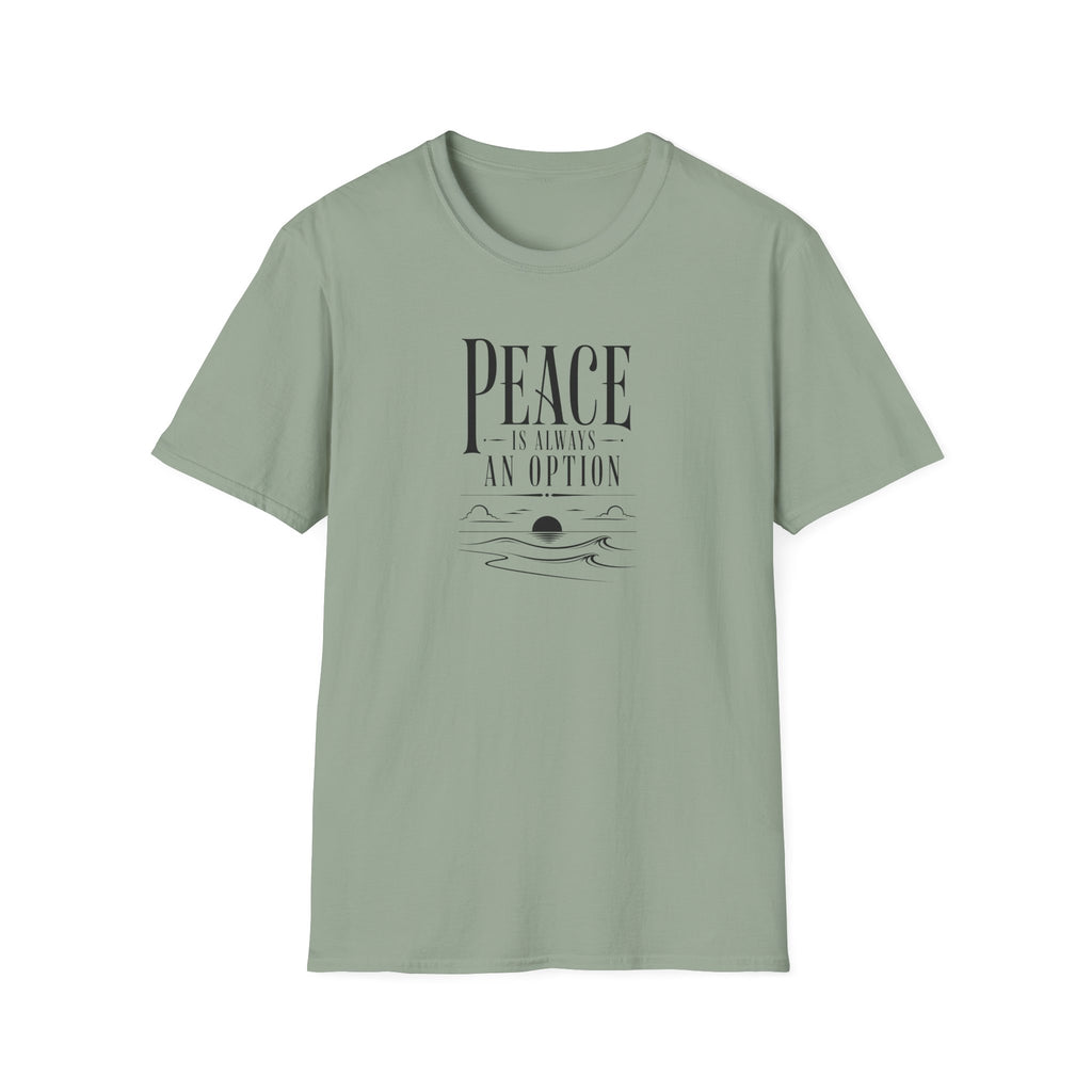 Peace is Always an Option Ocean T-Shirt