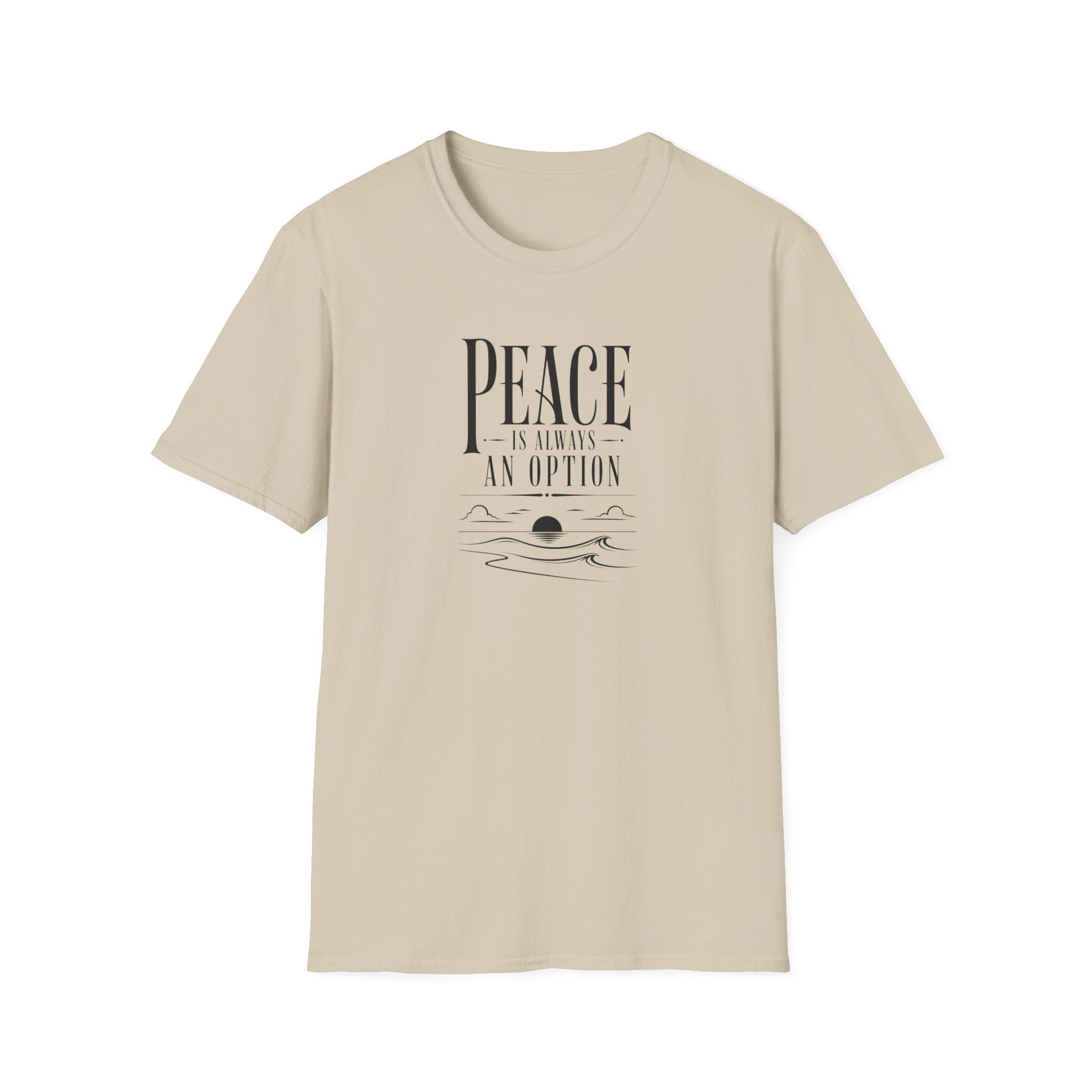 Peace is Always an Option Ocean T-Shirt