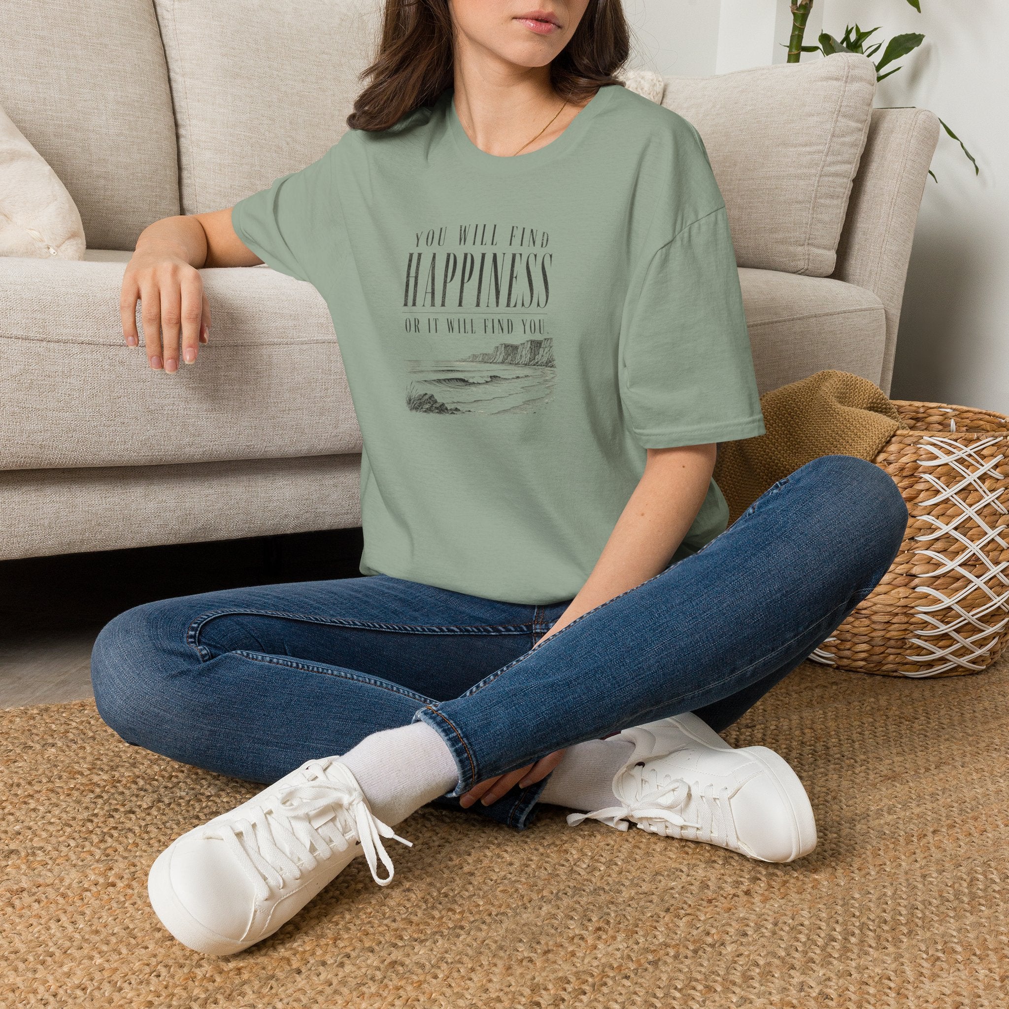 You will find happiness retro surf T-Shirt